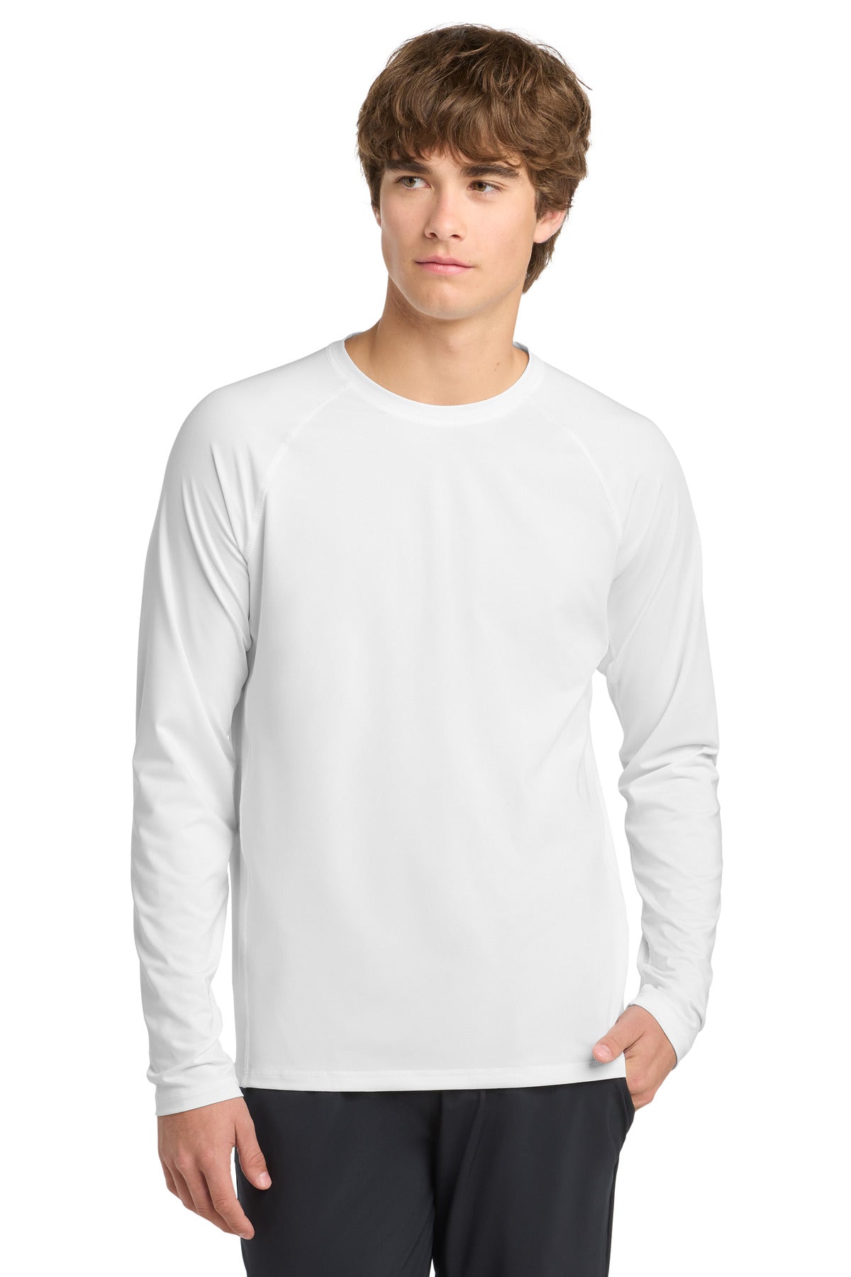 Sport-Tek Â® Long Sleeve Rashguard Tee. ST470LS