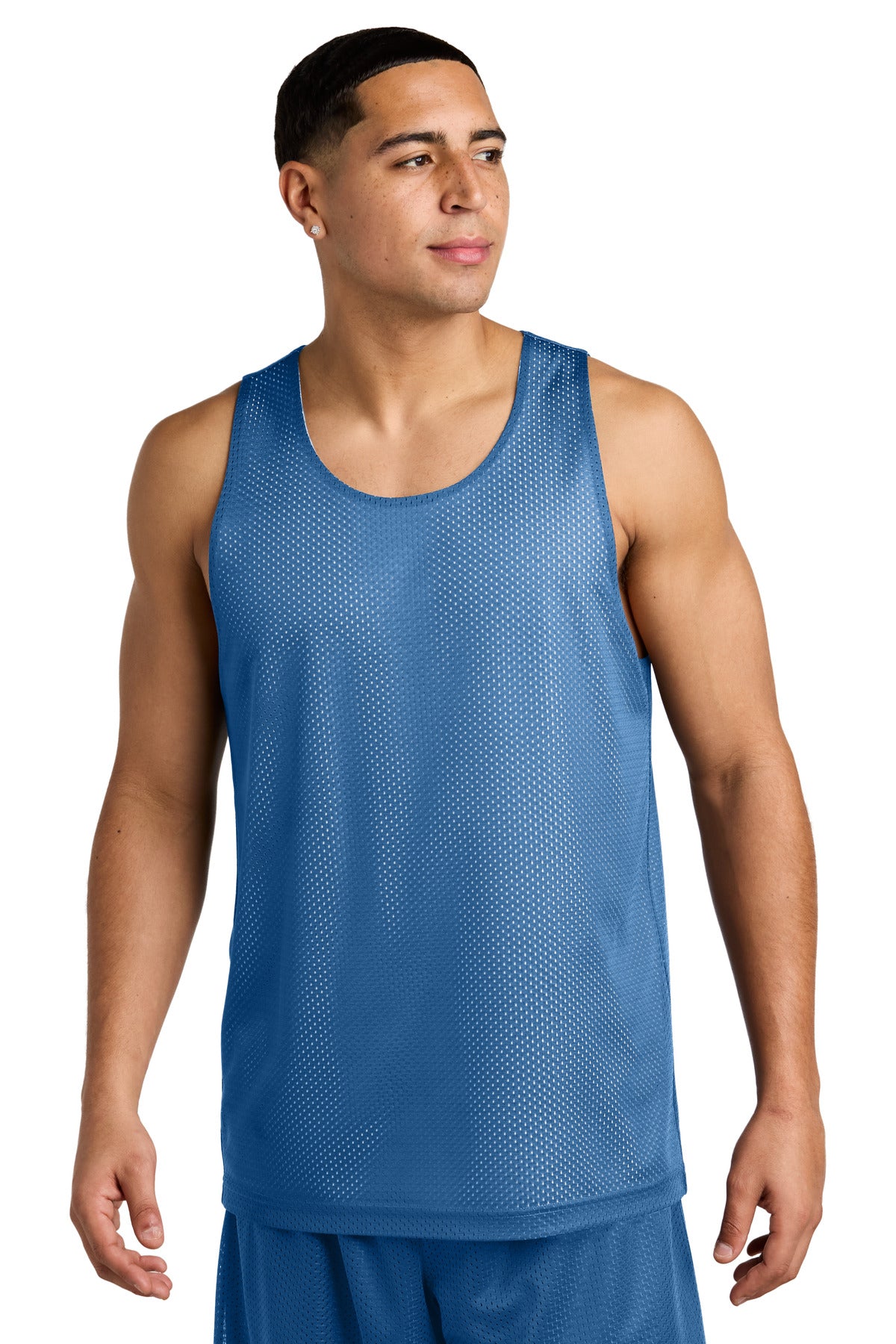 Sport-TekÂ® PosiChargeÂ® Reversible Mesh Tank ST5000