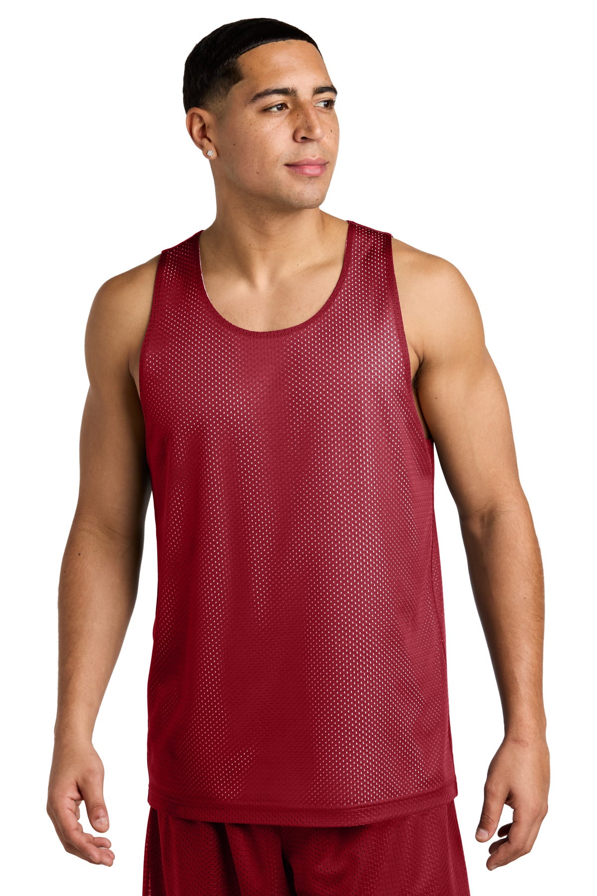 Sport-TekÂ® PosiChargeÂ® Reversible Mesh Tank ST5000
