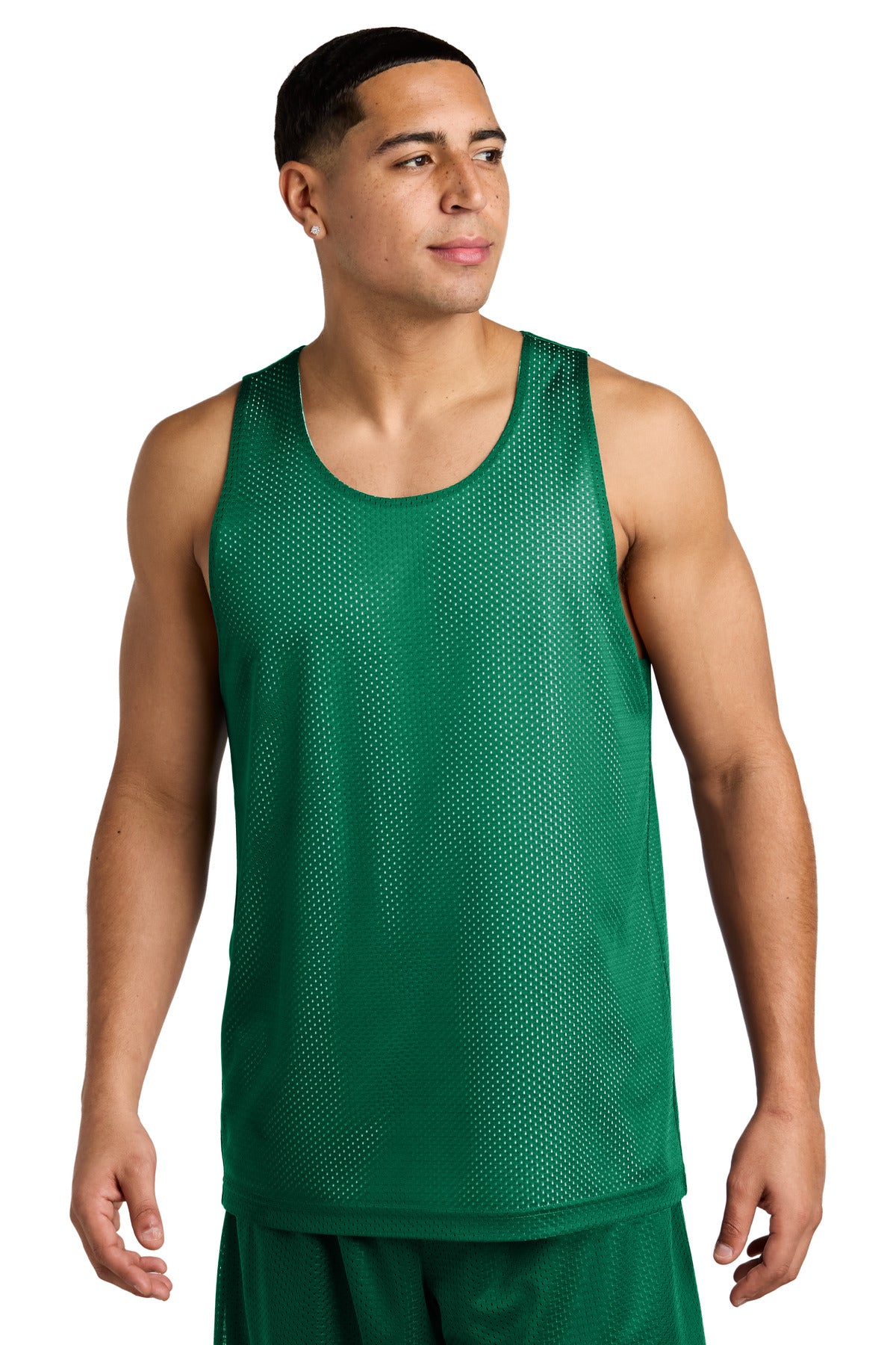 Sport-TekÂ® PosiChargeÂ® Reversible Mesh Tank ST5000