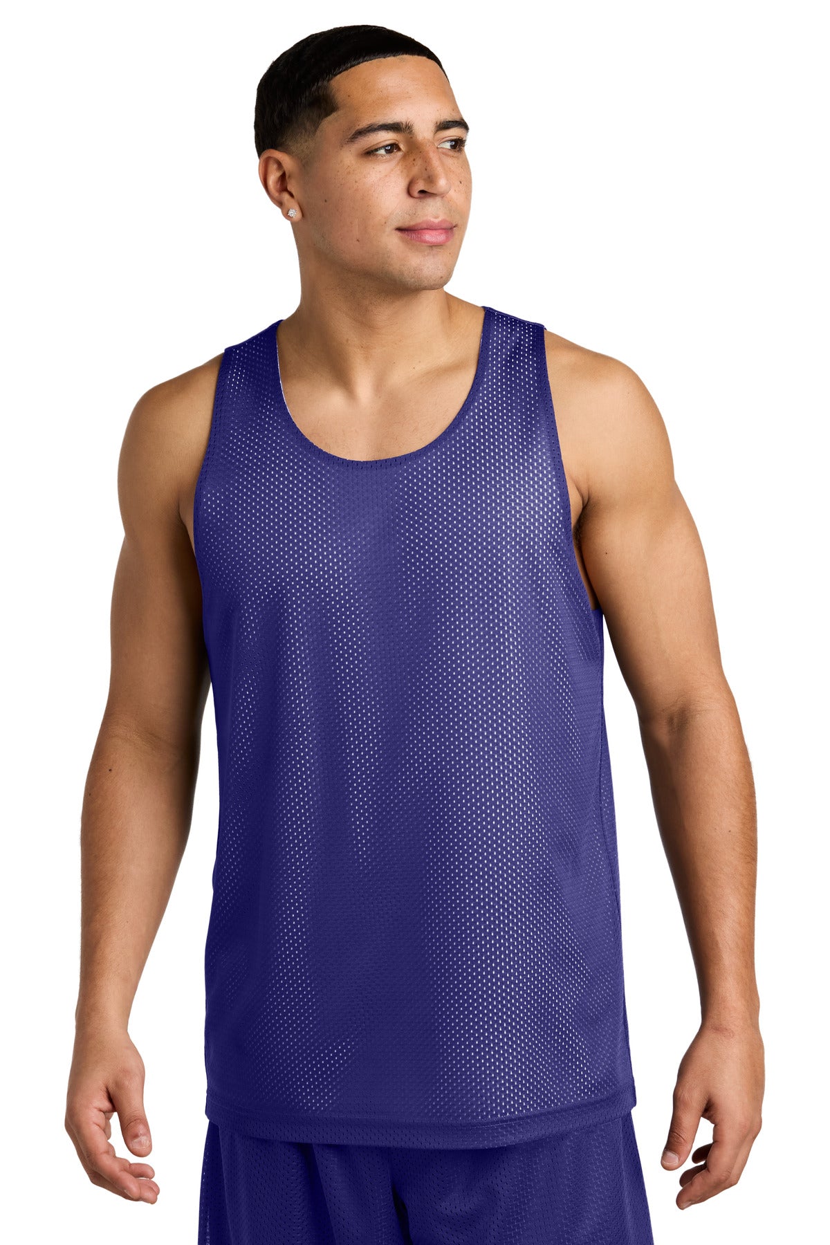 Sport-TekÂ® PosiChargeÂ® Reversible Mesh Tank ST5000