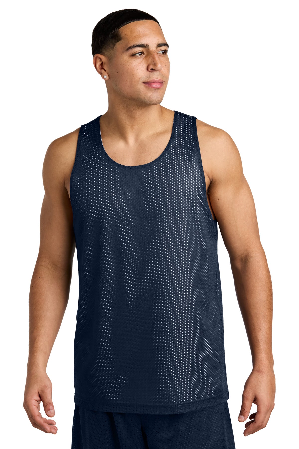 Sport-TekÂ® PosiChargeÂ® Reversible Mesh Tank ST5000