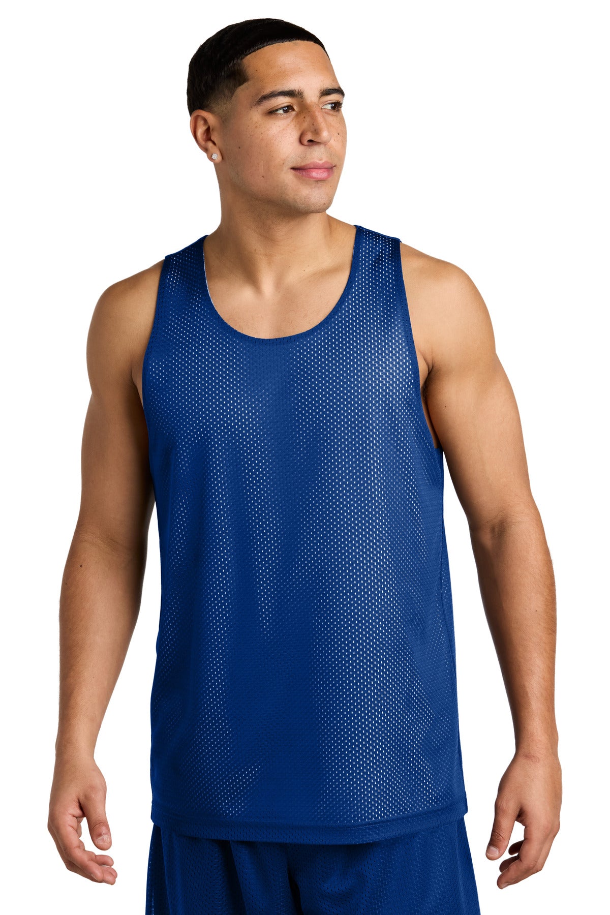 Sport-TekÂ® PosiChargeÂ® Reversible Mesh Tank ST5000