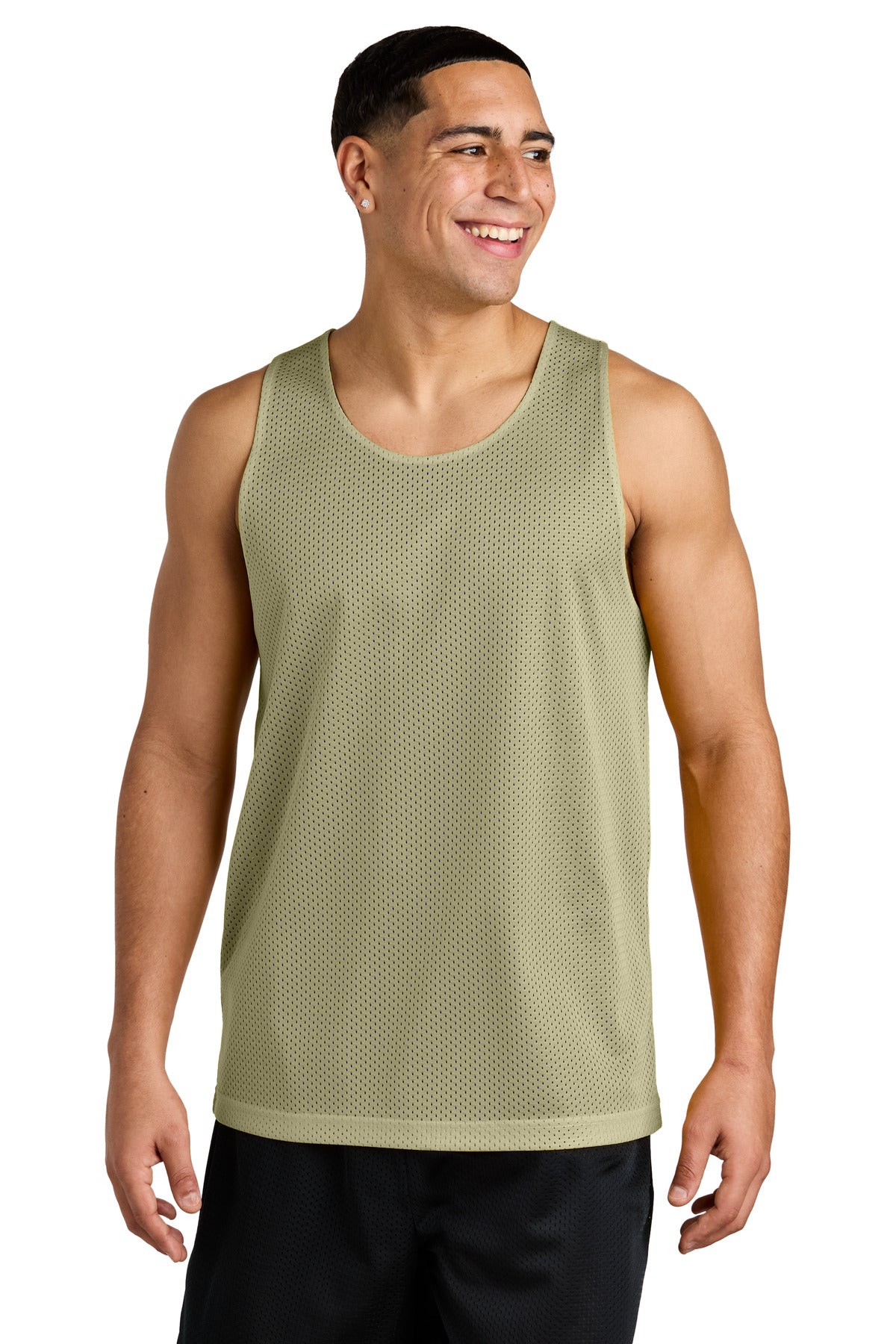 Sport-TekÂ® PosiChargeÂ® Reversible Mesh Tank ST5000