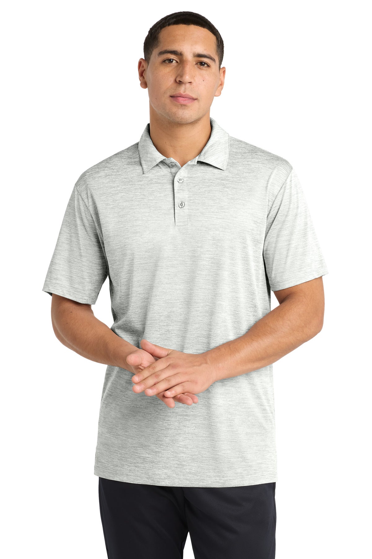 Sport-Tek ?? PosiCharge ?? Electric Heather Polo. ST590