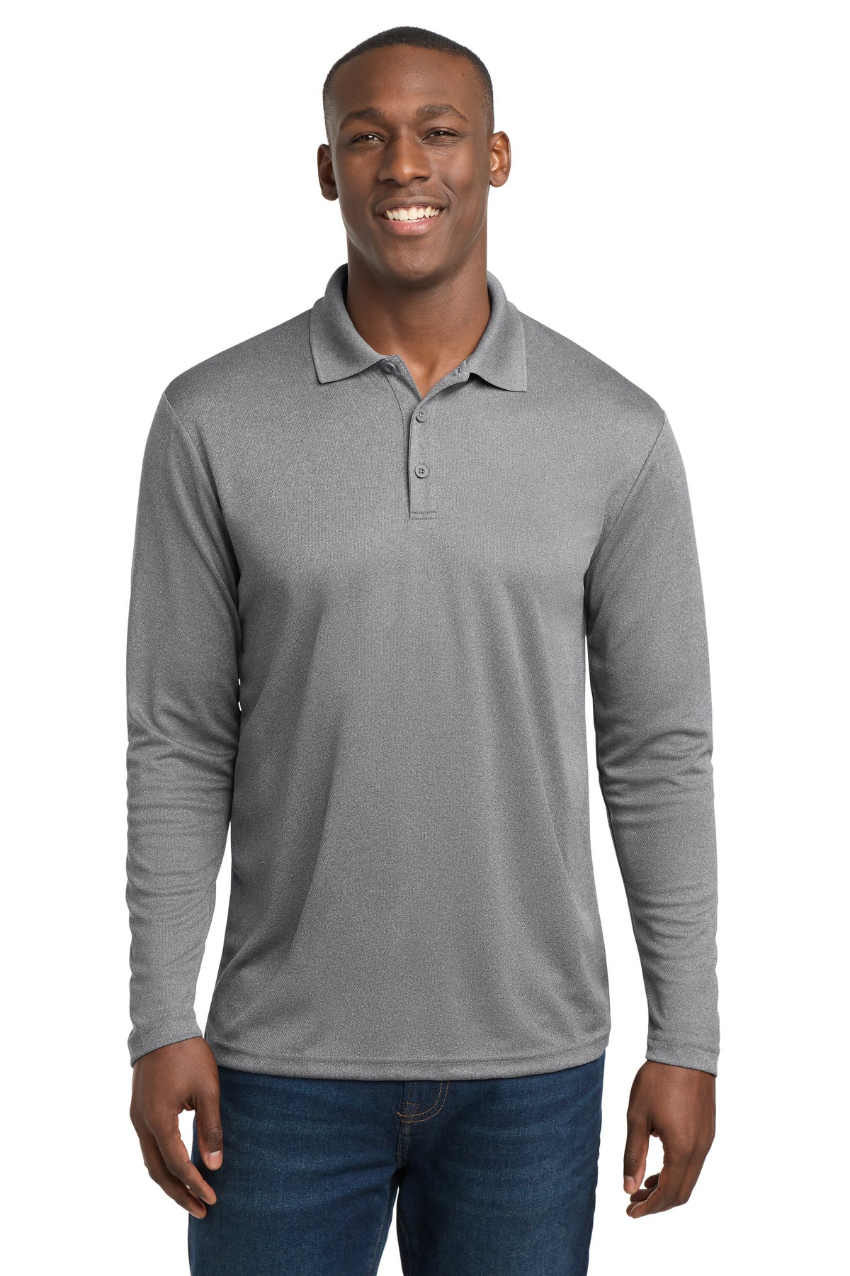Sport-Tek Â® PosiCharge Â® RacerMesh Â® Long Sleeve Polo. ST640LS