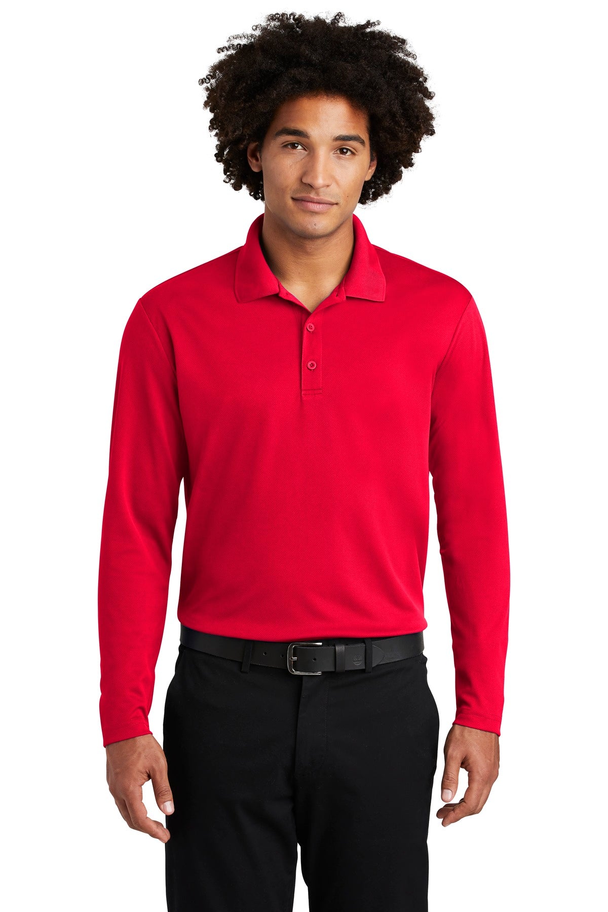 Sport-Tek ? PosiCharge ? RacerMesh ? Long Sleeve Polo. ST640LS