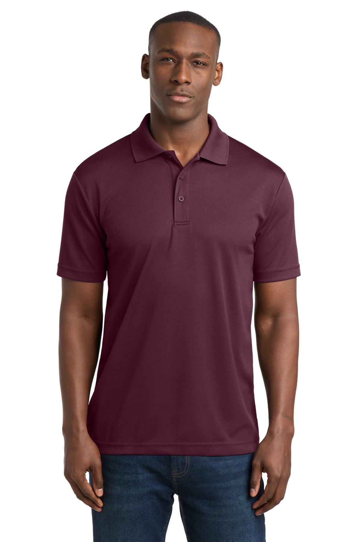 Sport-TekÂ® PosiChargeÂ® RacerMeshÂ® Polo. ST640