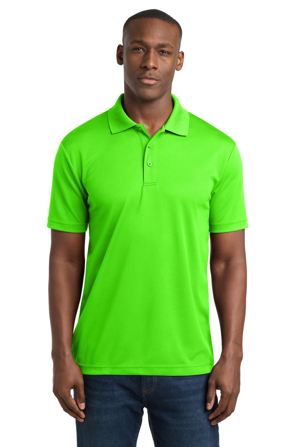 Sport-TekÂ® PosiChargeÂ® RacerMeshÂ® Polo. ST640