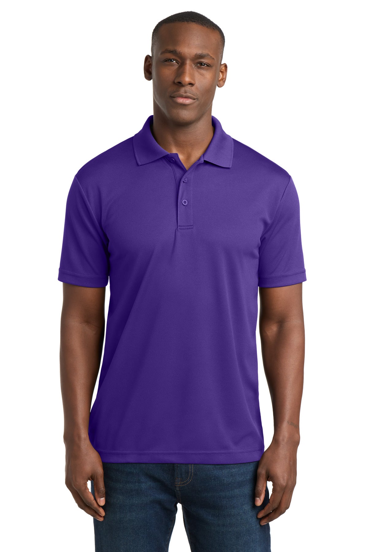 Sport-TekÂ® PosiChargeÂ® RacerMeshÂ® Polo. ST640