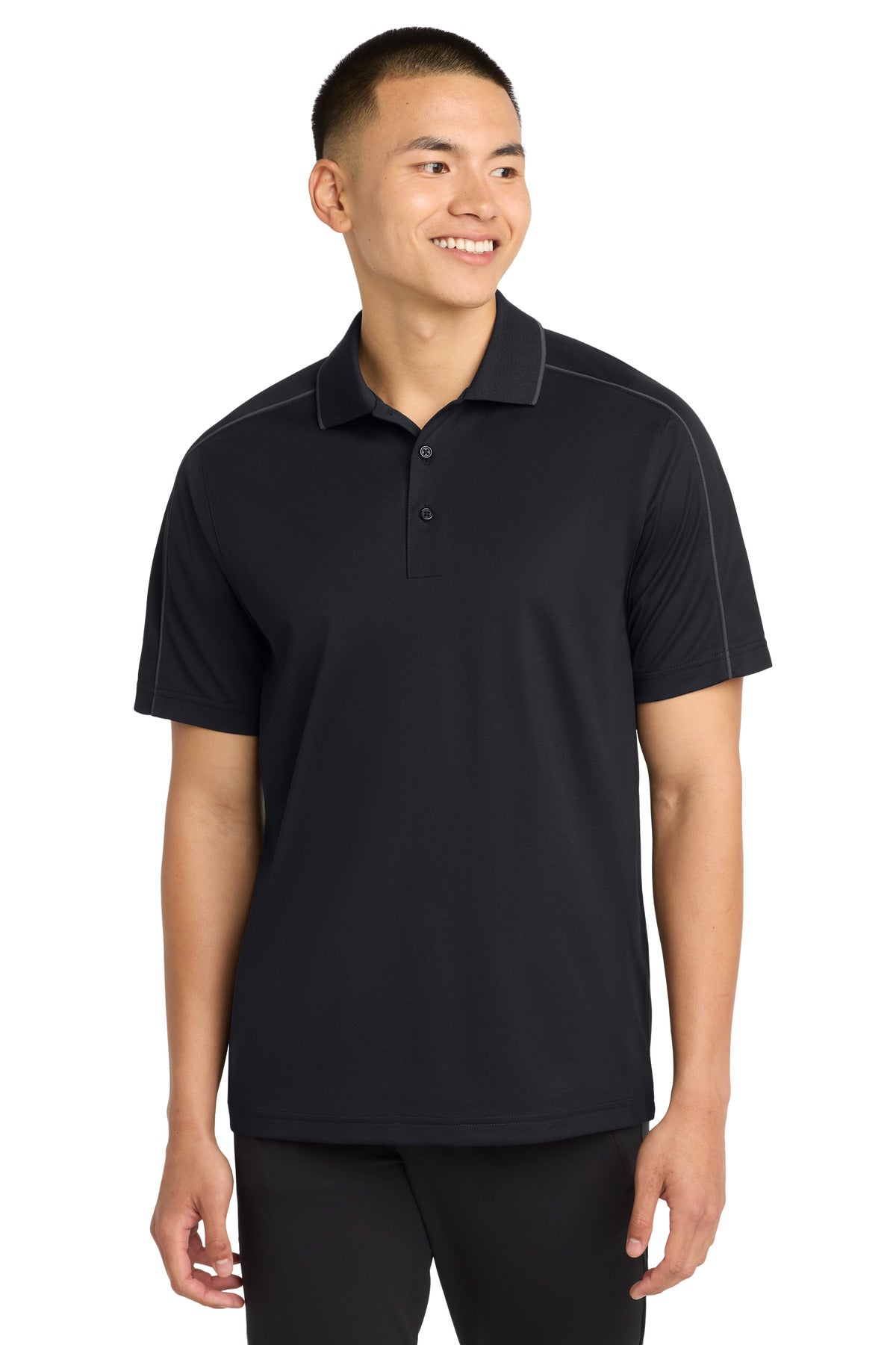 Sport-Tek?? Micropique Sport-Wick?? Piped Polo. ST653