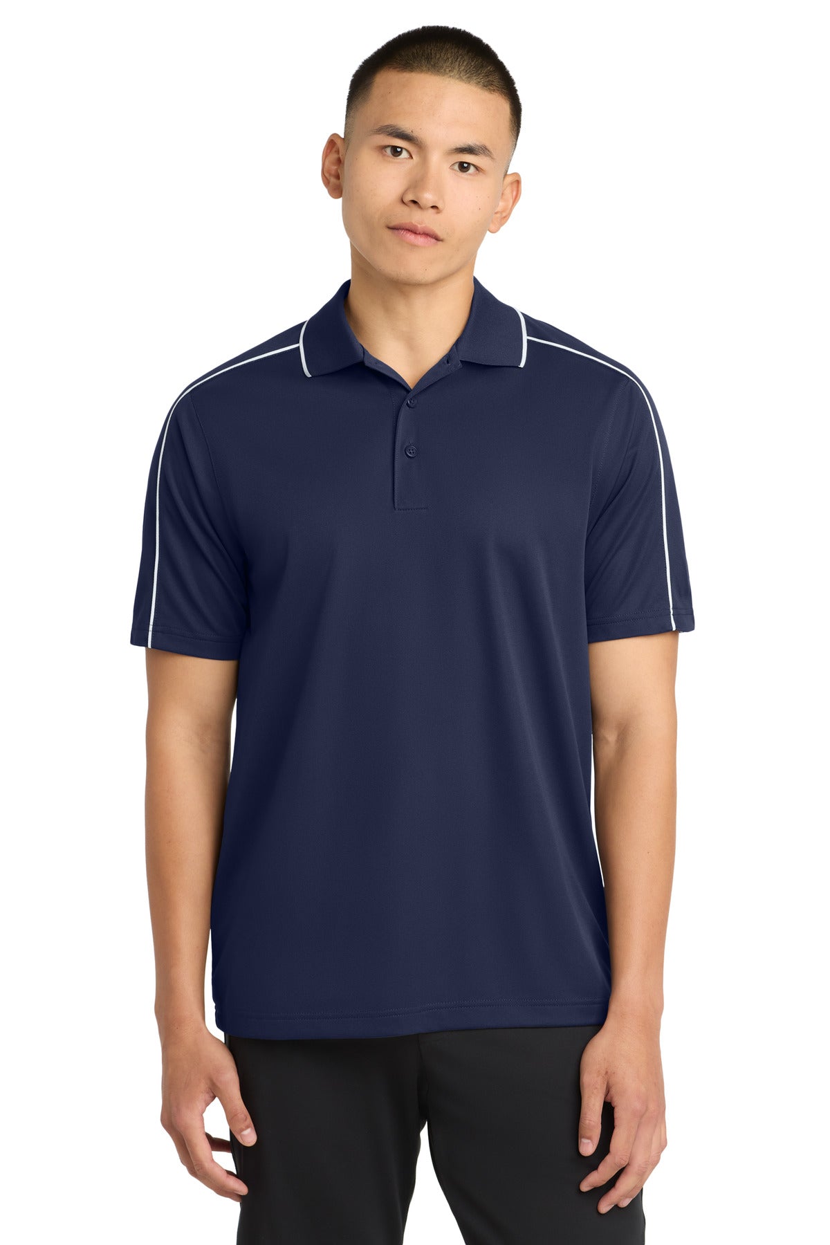 Sport-Tek?? Micropique Sport-Wick?? Piped Polo. ST653