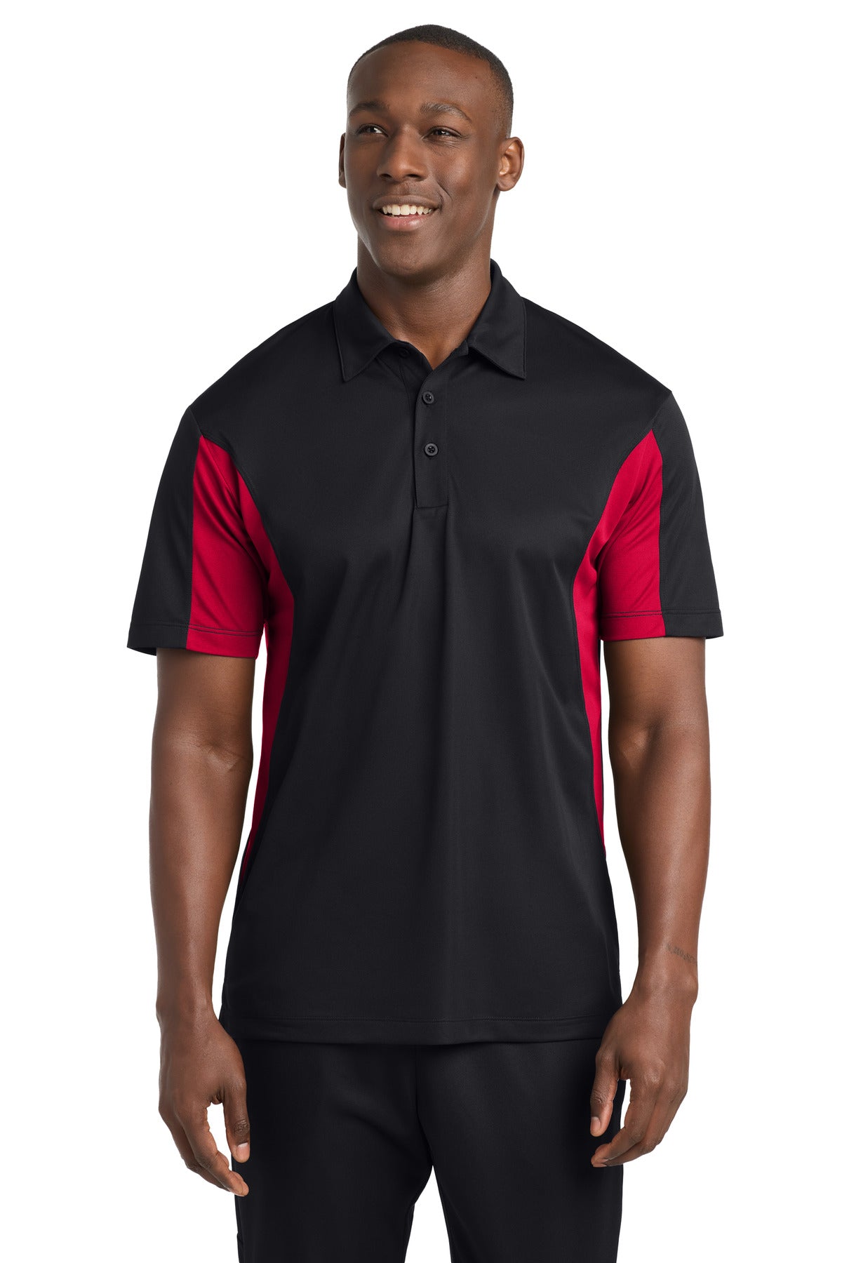 Sport-TekÂ® Side Blocked Micropique Sport-WickÂ® Polo. ST655