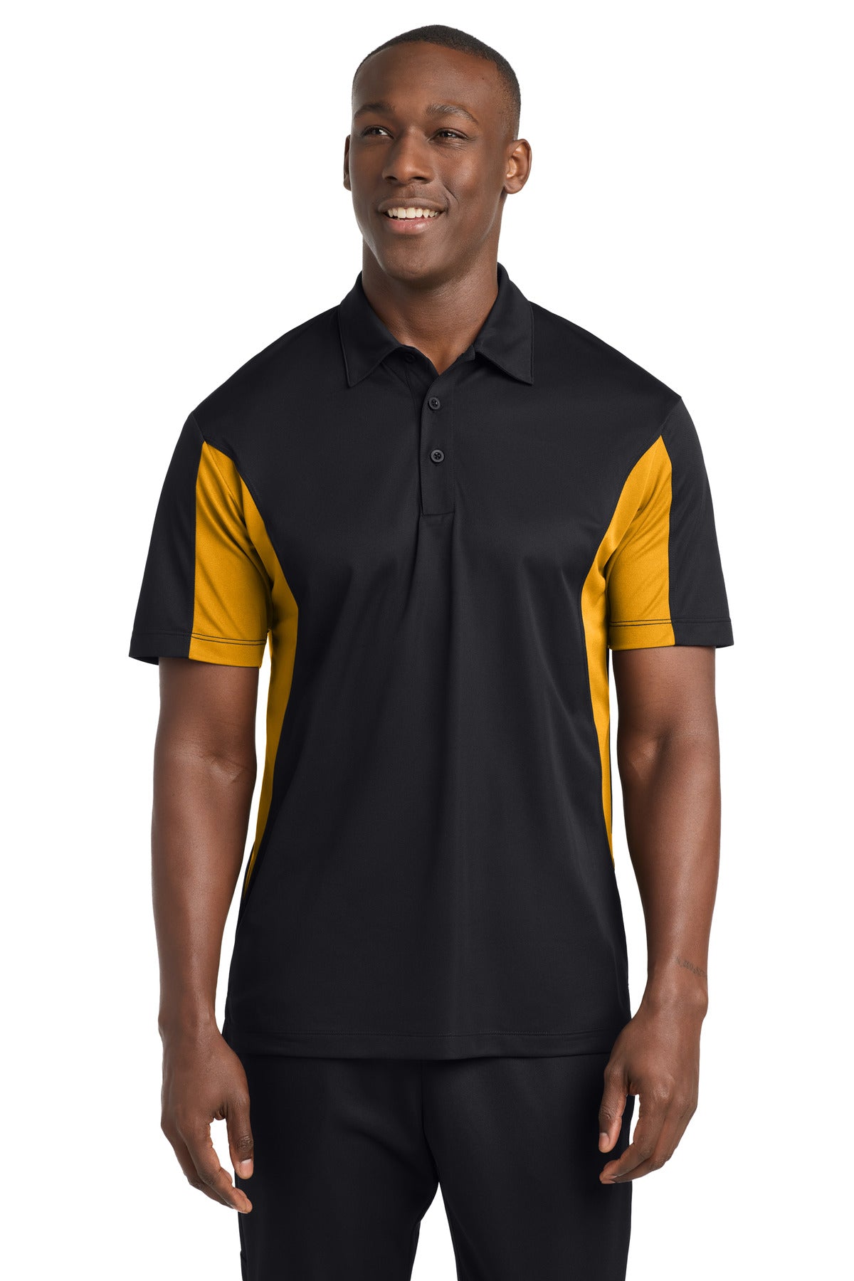 Sport-TekÂ® Side Blocked Micropique Sport-WickÂ® Polo. ST655
