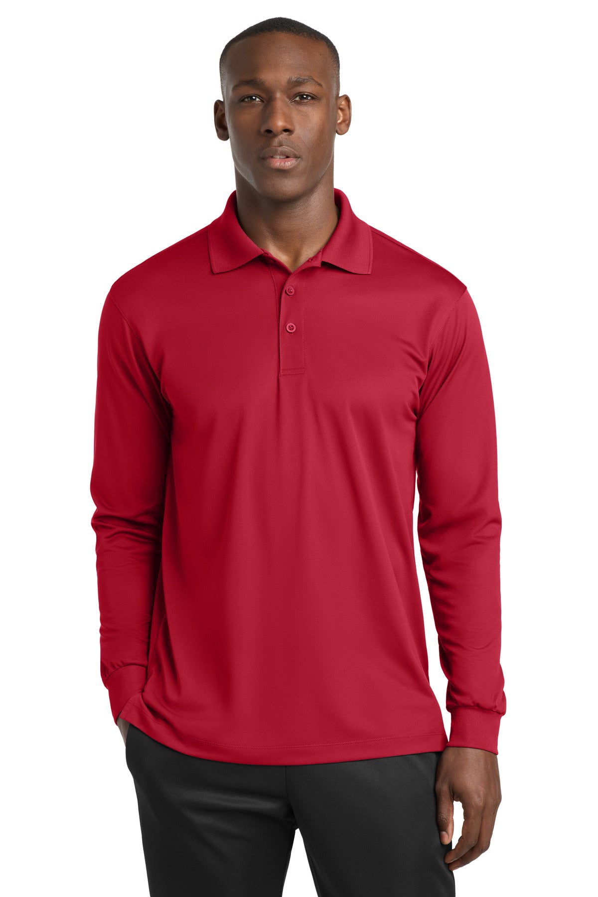 Sport-TekÂ® Long Sleeve Micropique Sport-WickÂ® Polo. ST657