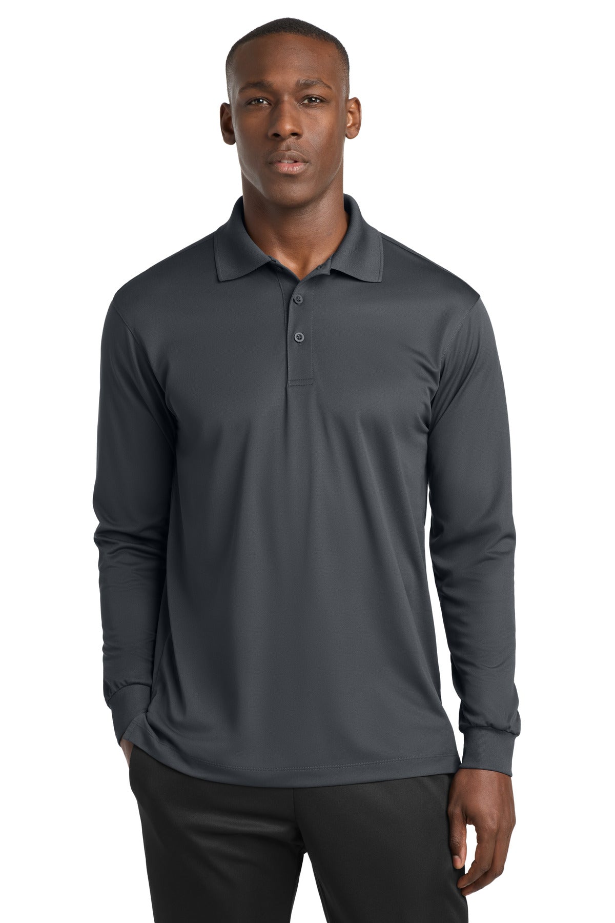 Sport-TekÂ® Long Sleeve Micropique Sport-WickÂ® Polo. ST657