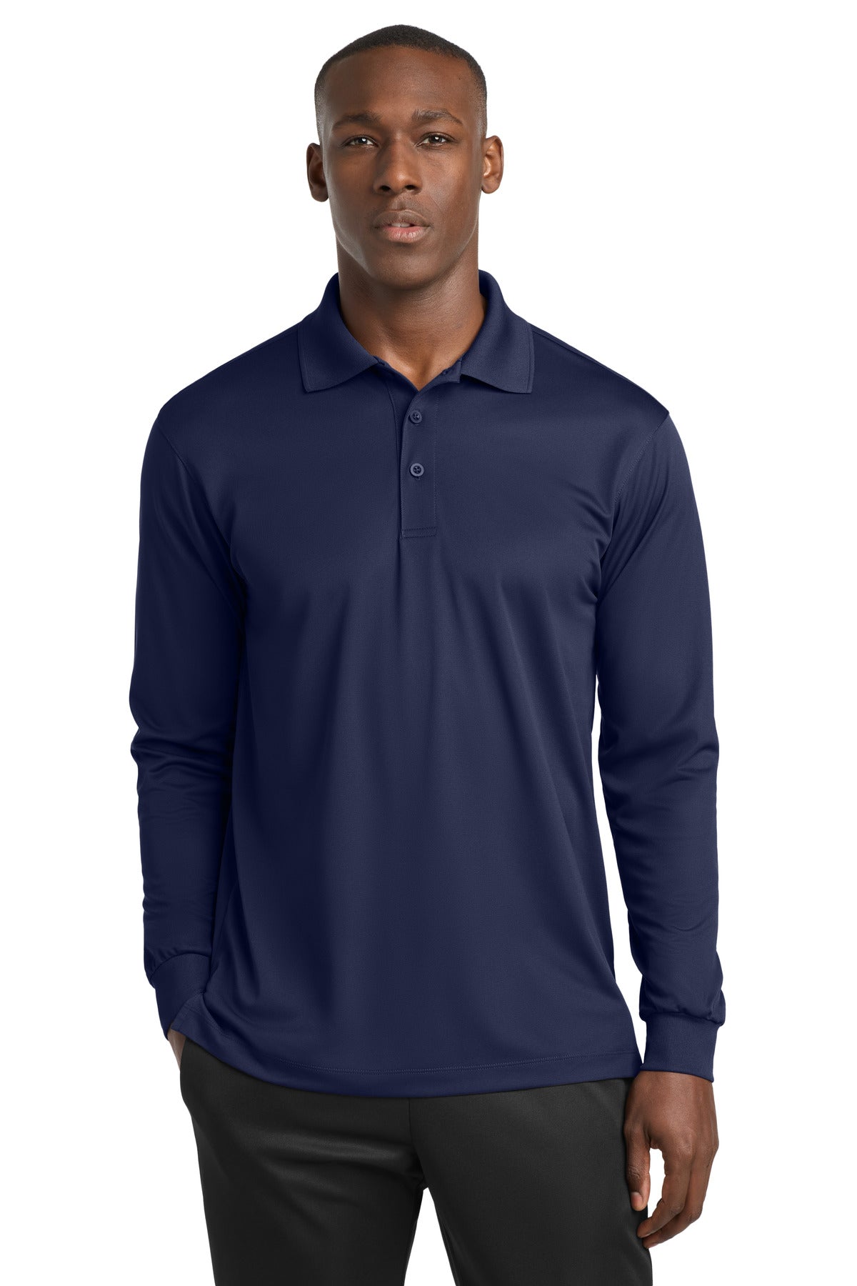 Sport-TekÂ® Long Sleeve Micropique Sport-WickÂ® Polo. ST657