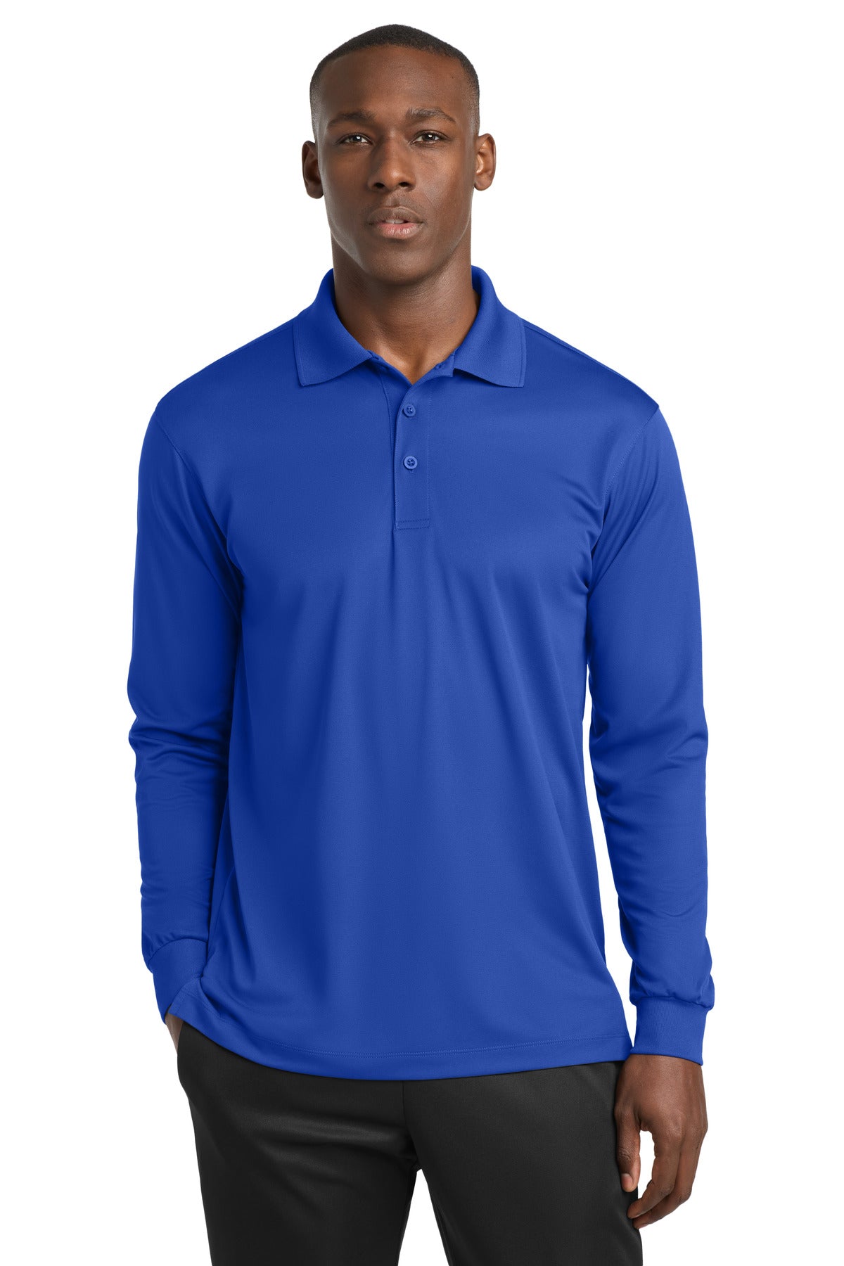 Sport-TekÂ® Long Sleeve Micropique Sport-WickÂ® Polo. ST657