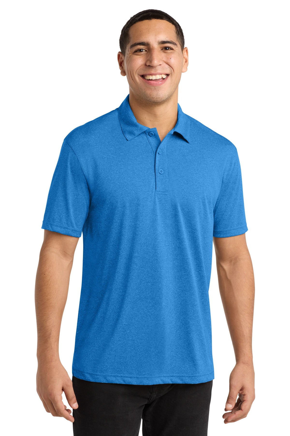 Sport-Tek?? Heather Contenderƒ?› Polo. ST660