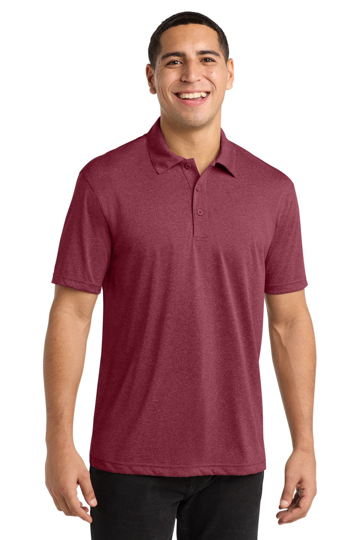 Sport-Tek?? Heather Contenderƒ?› Polo. ST660