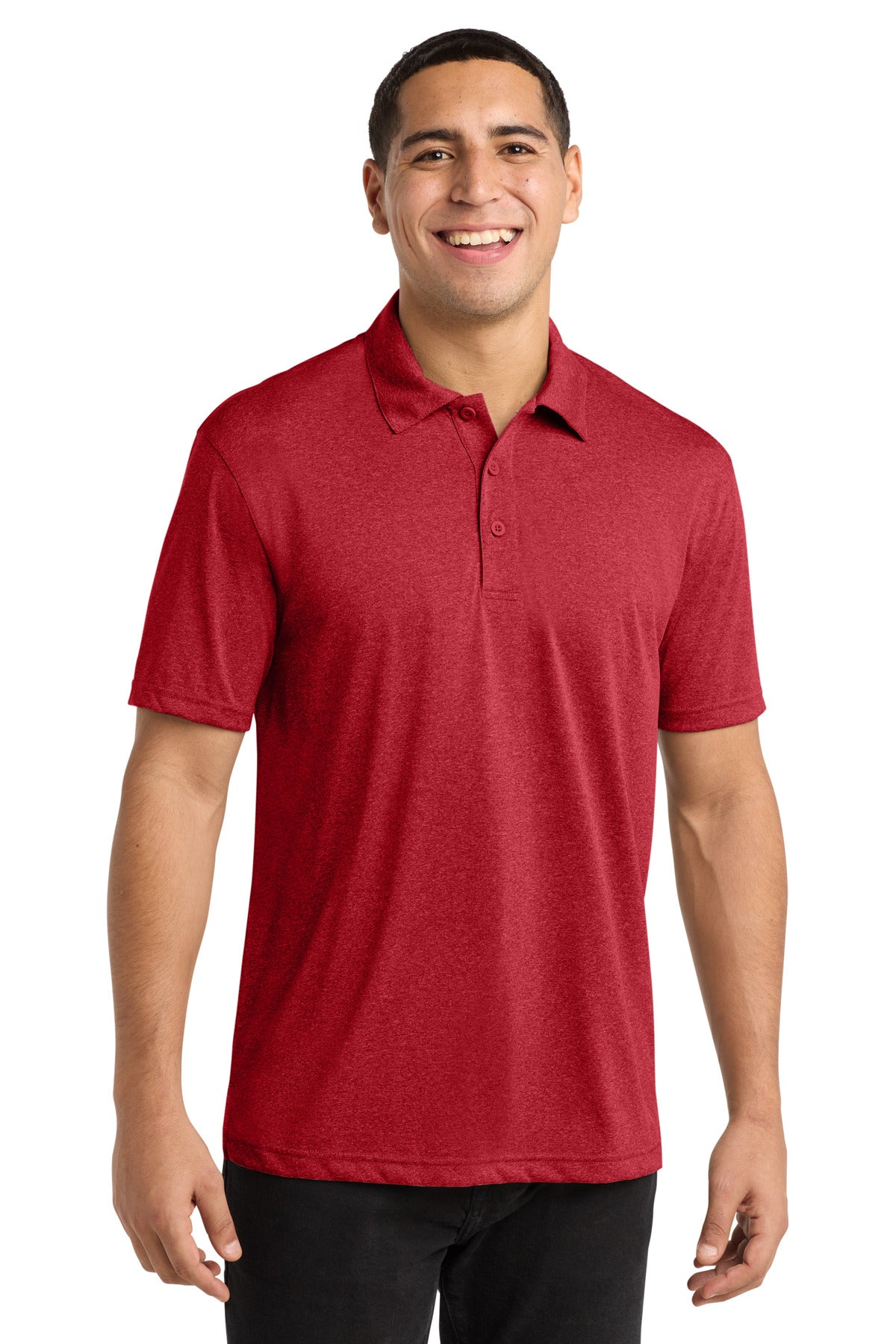 Sport-Tek?? Heather Contenderƒ?› Polo. ST660