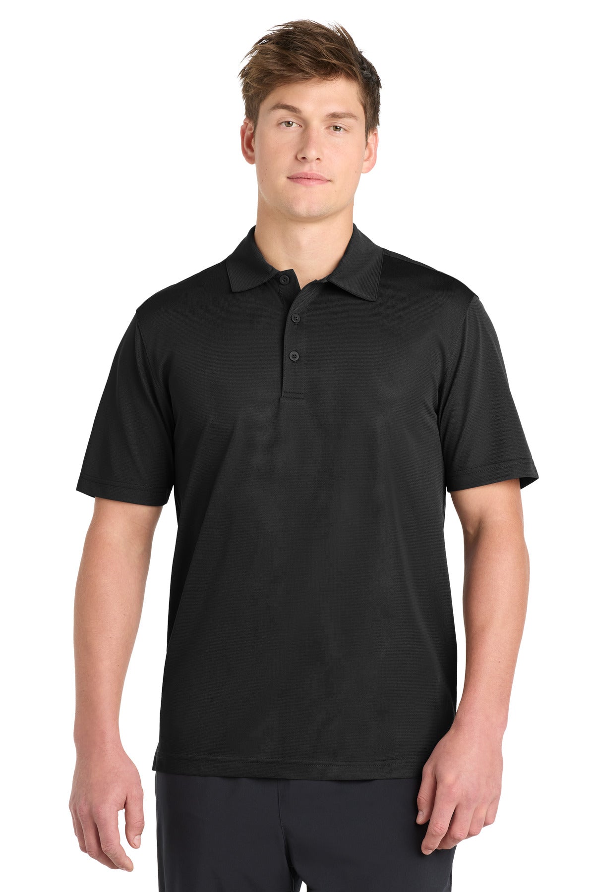 Sport-TekÂ® PosiChargeÂ® Active Textured Polo. ST690