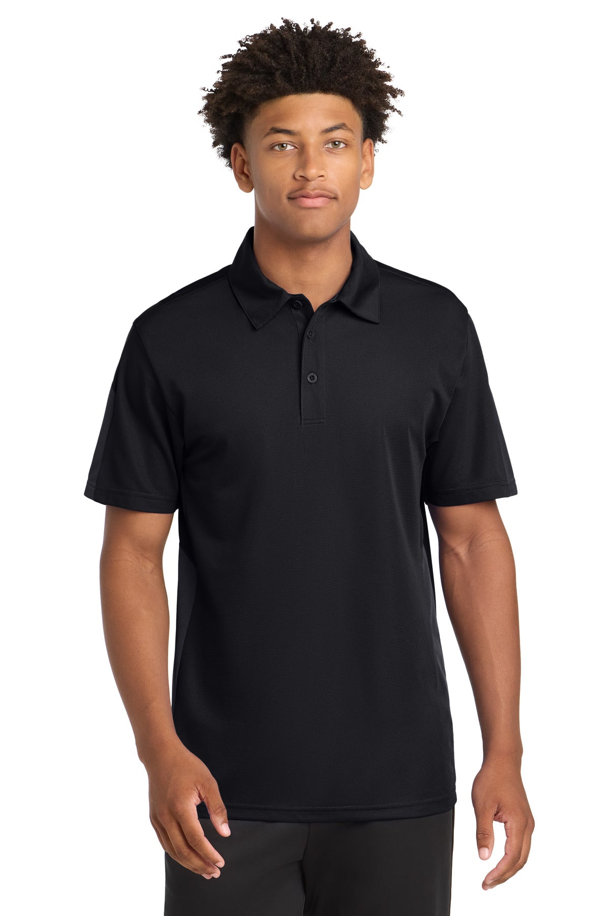 Sport-TekÂ® PosiChargeÂ® Active Textured Colorblock Polo. ST695