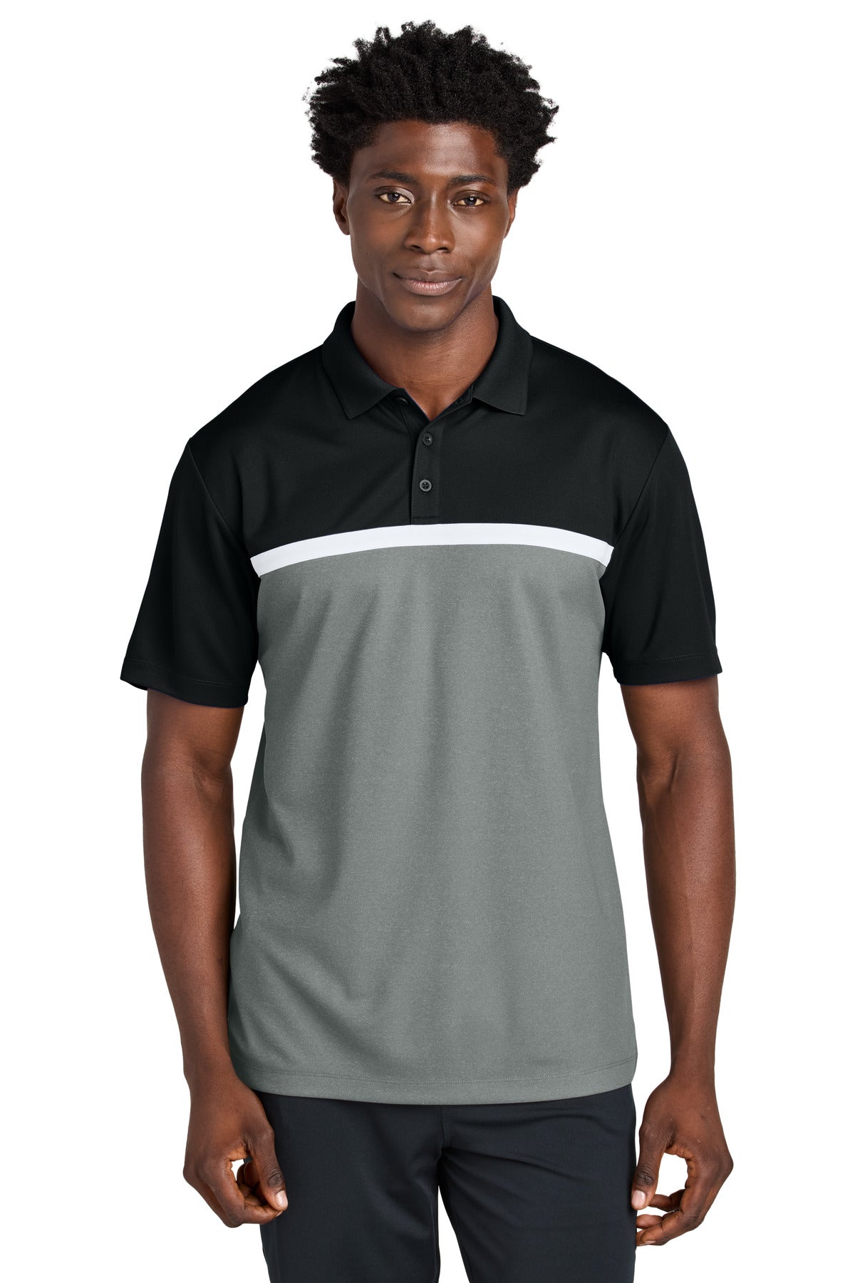 Sport-TekÂ® UV Micropique Colorblock Polo ST741