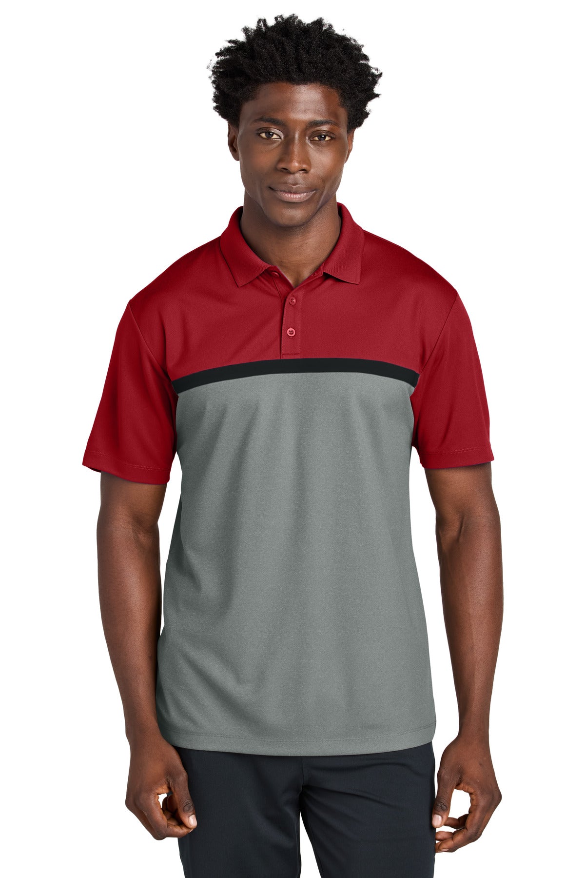 Sport-TekÂ® UV Micropique Colorblock Polo ST741