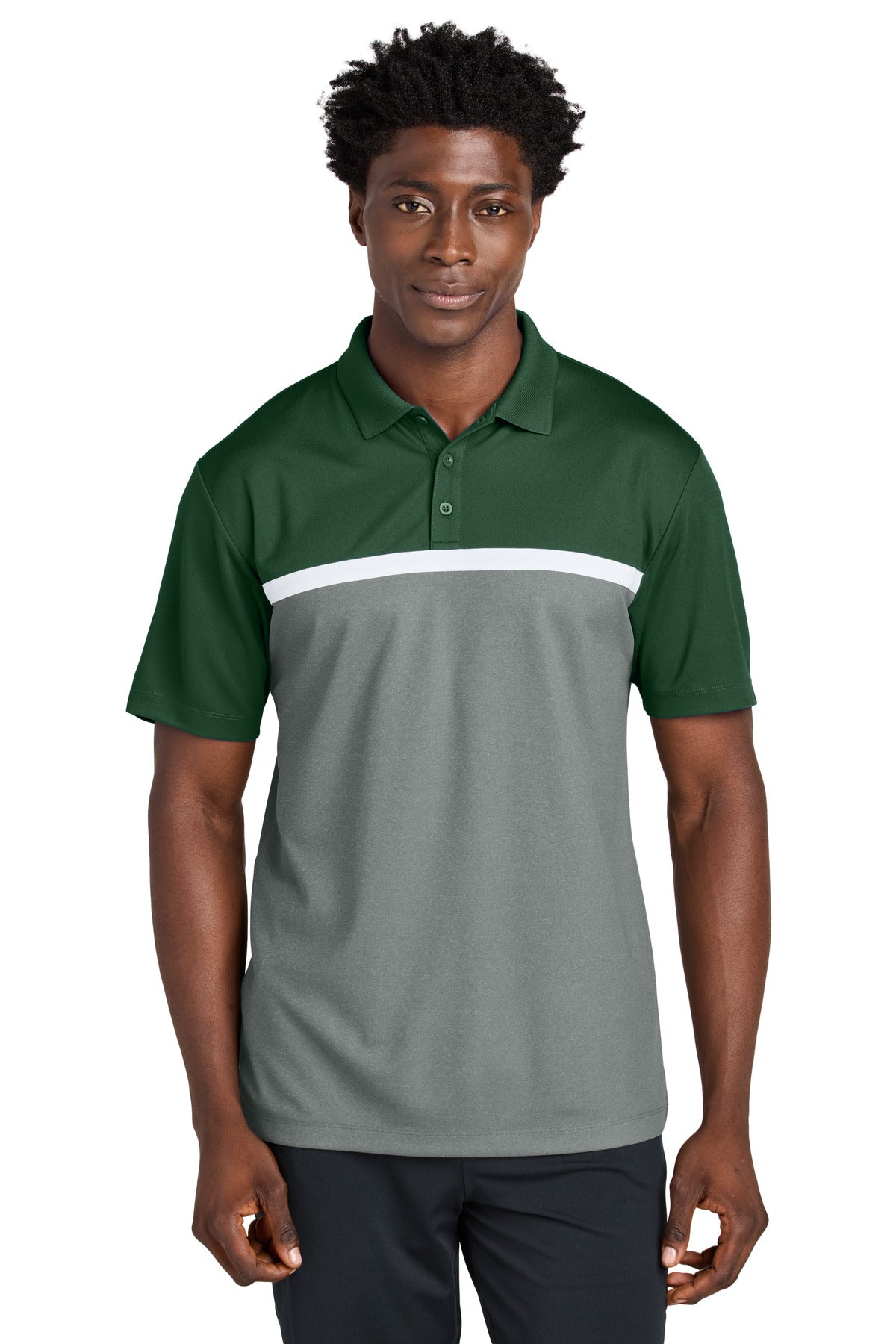Sport-Tek?? UV Micropique Colorblock Polo ST741