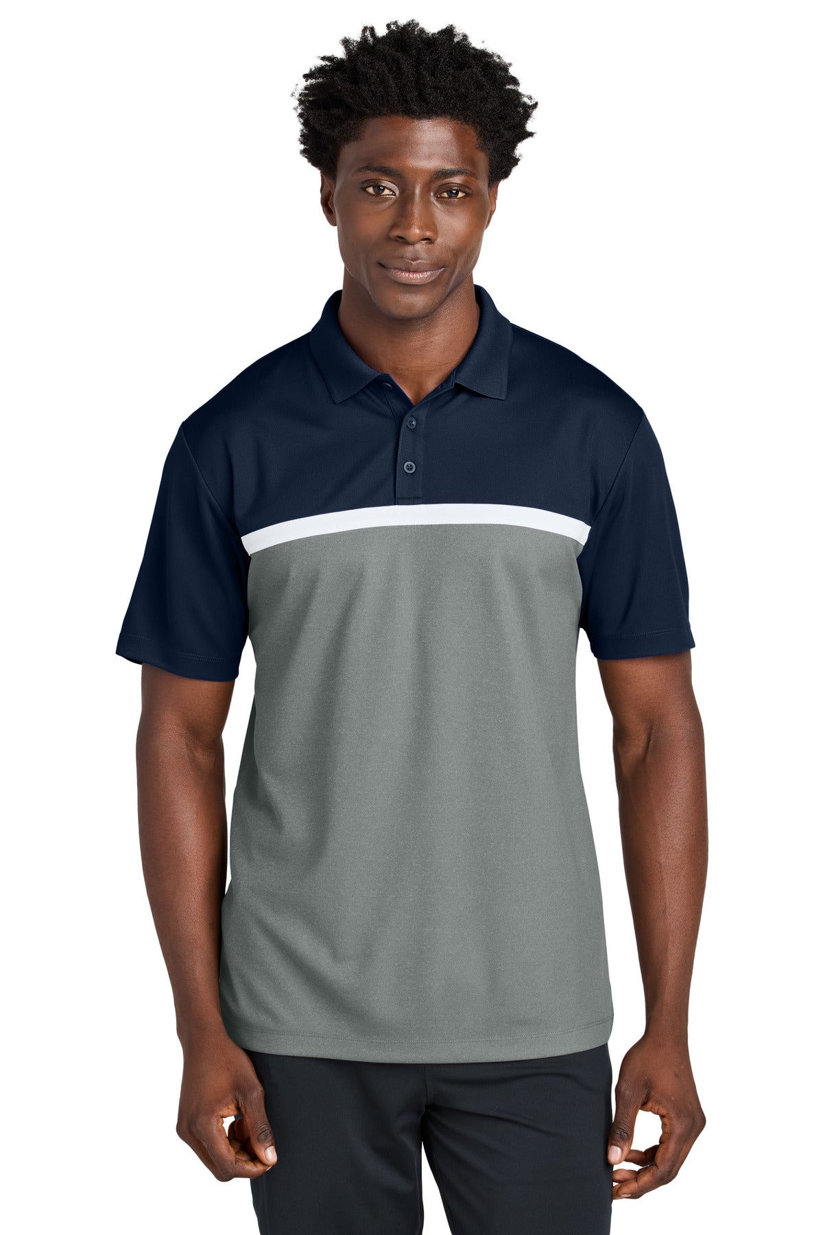 Sport-TekÂ® UV Micropique Colorblock Polo ST741