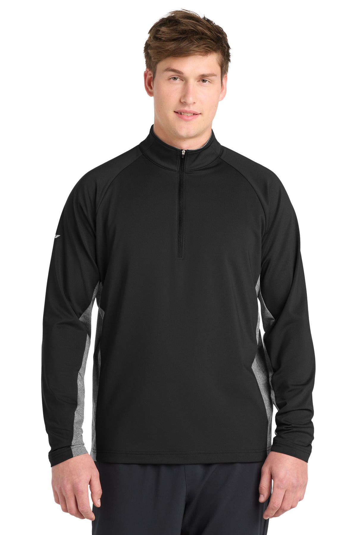 Sport-Tek?? Sport-Wick?? Stretch Contrast 1/4-Zip Pullover. ST854