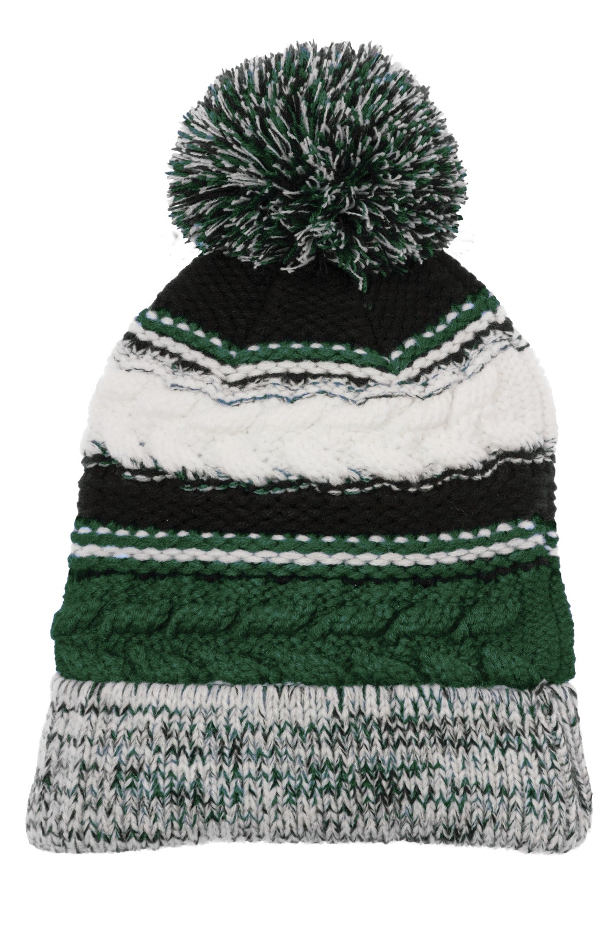 Sport-TekÂ® Pom Pom Team Beanie. STC21