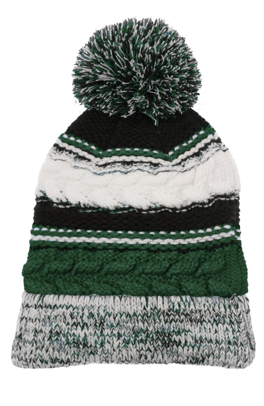 Sport-TekÂ® Pom Pom Team Beanie. STC21