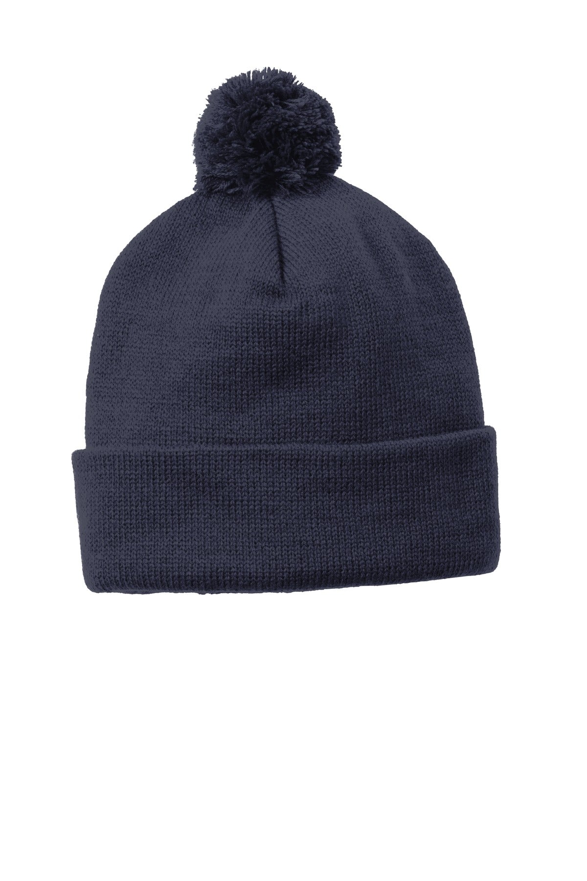 Sport-Tek Â® Solid Pom Pom Beanie. STC37