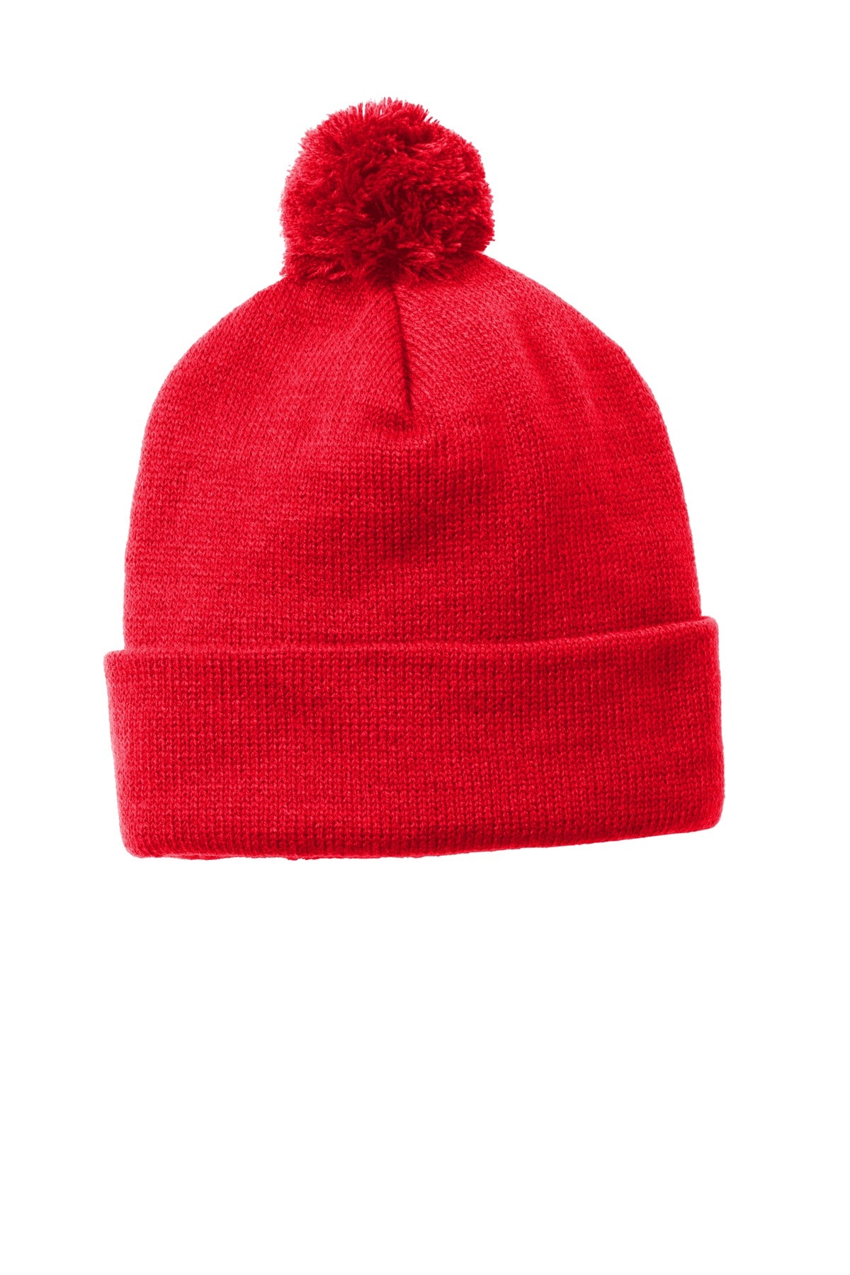 Sport-Tek Â® Solid Pom Pom Beanie. STC37