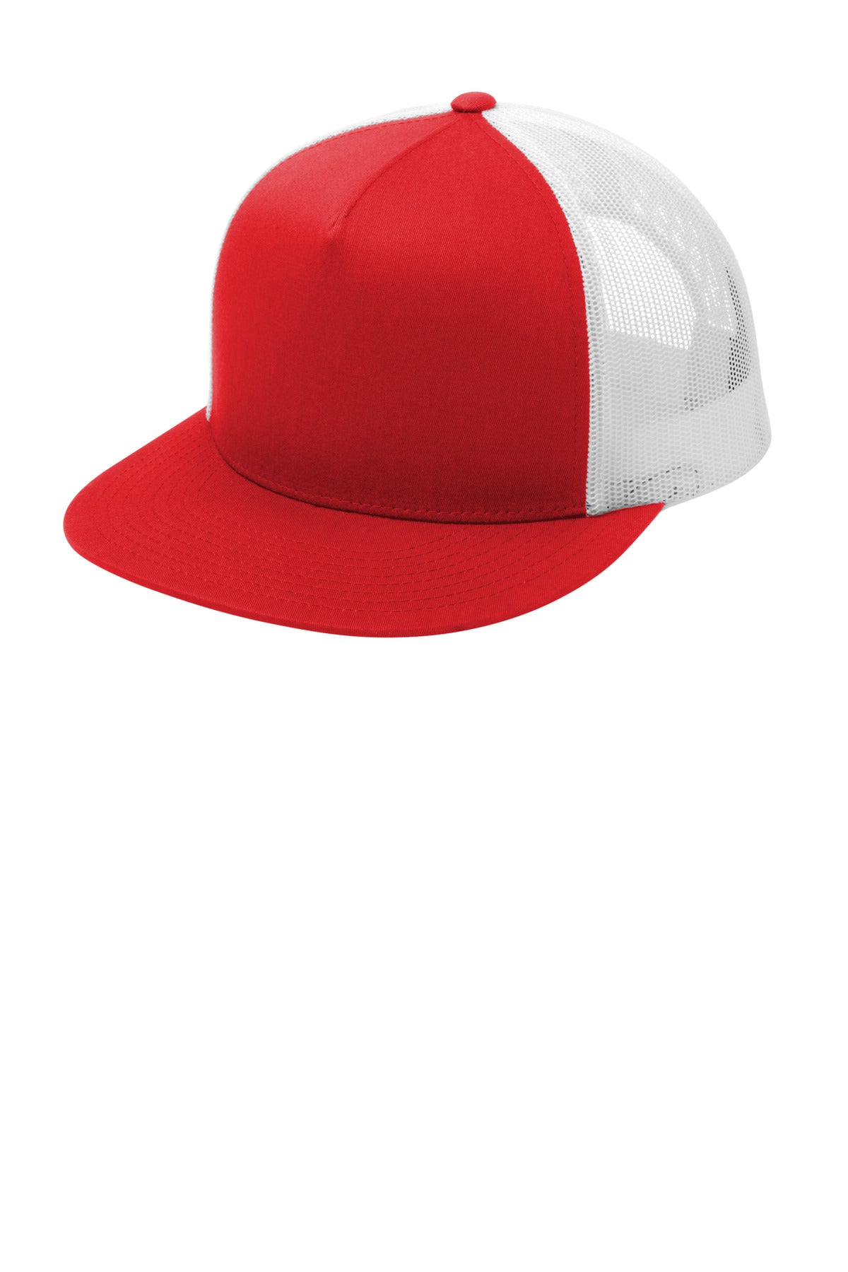 Sport-TekÂ® YP Classics Â® 5-Panel Classic Trucker Mesh Back Cap. STC38