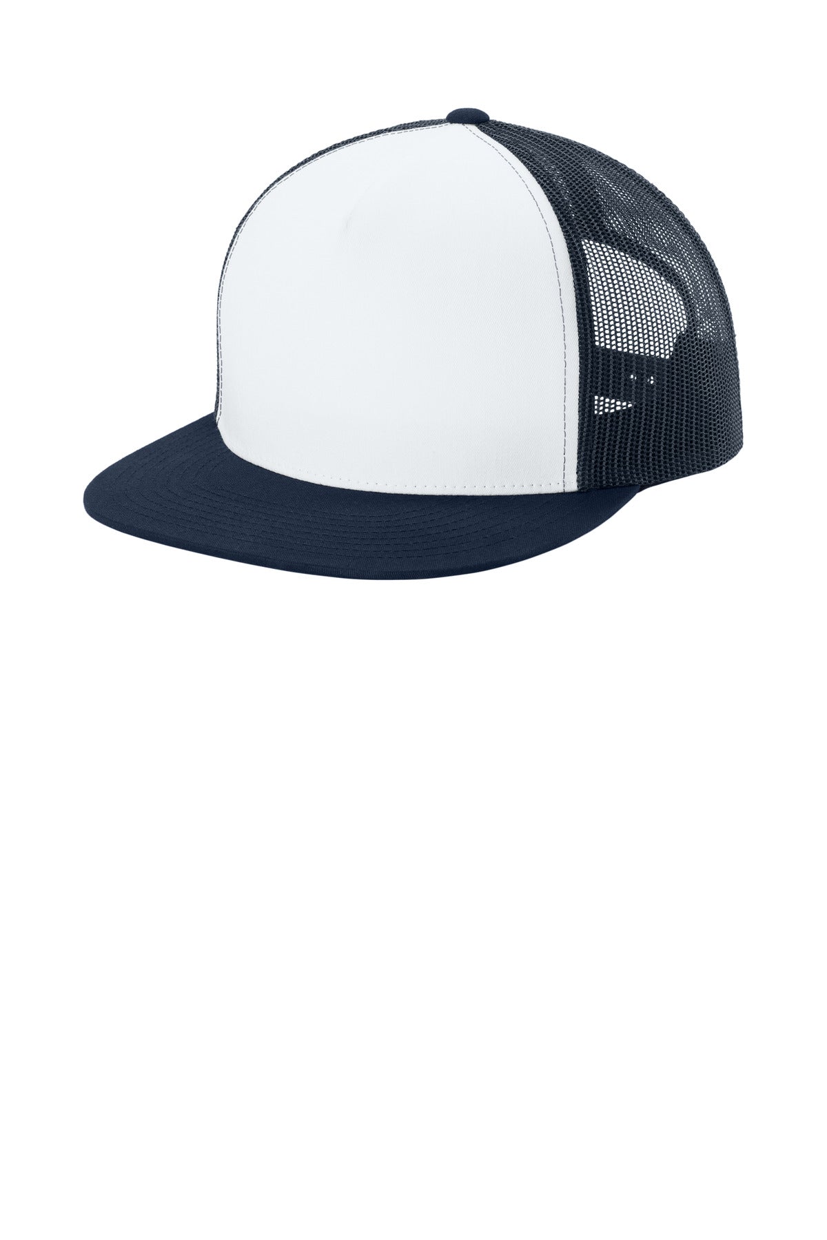Sport-TekÂ® YP Classics Â® 5-Panel Classic Trucker Mesh Back Cap. STC38