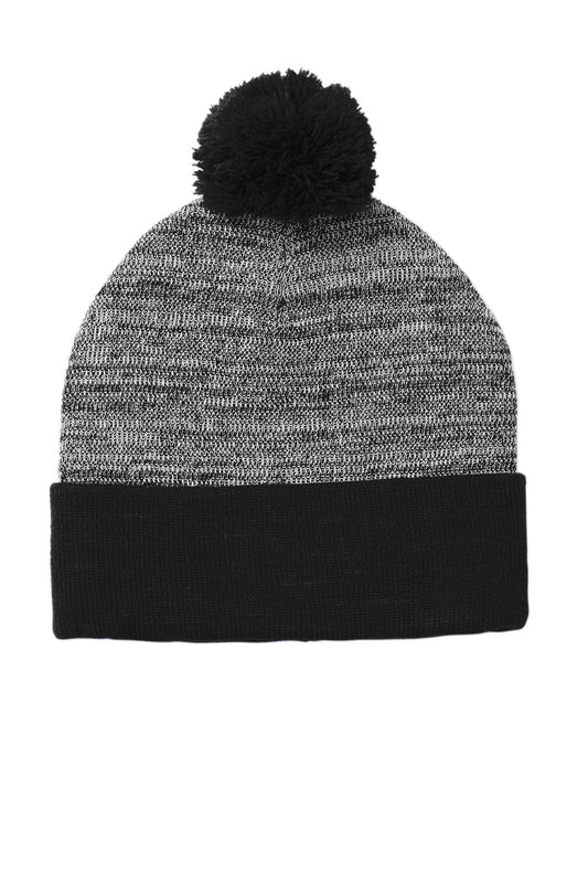 Sport-Tek Â® Heather Pom Pom Beanie STC41