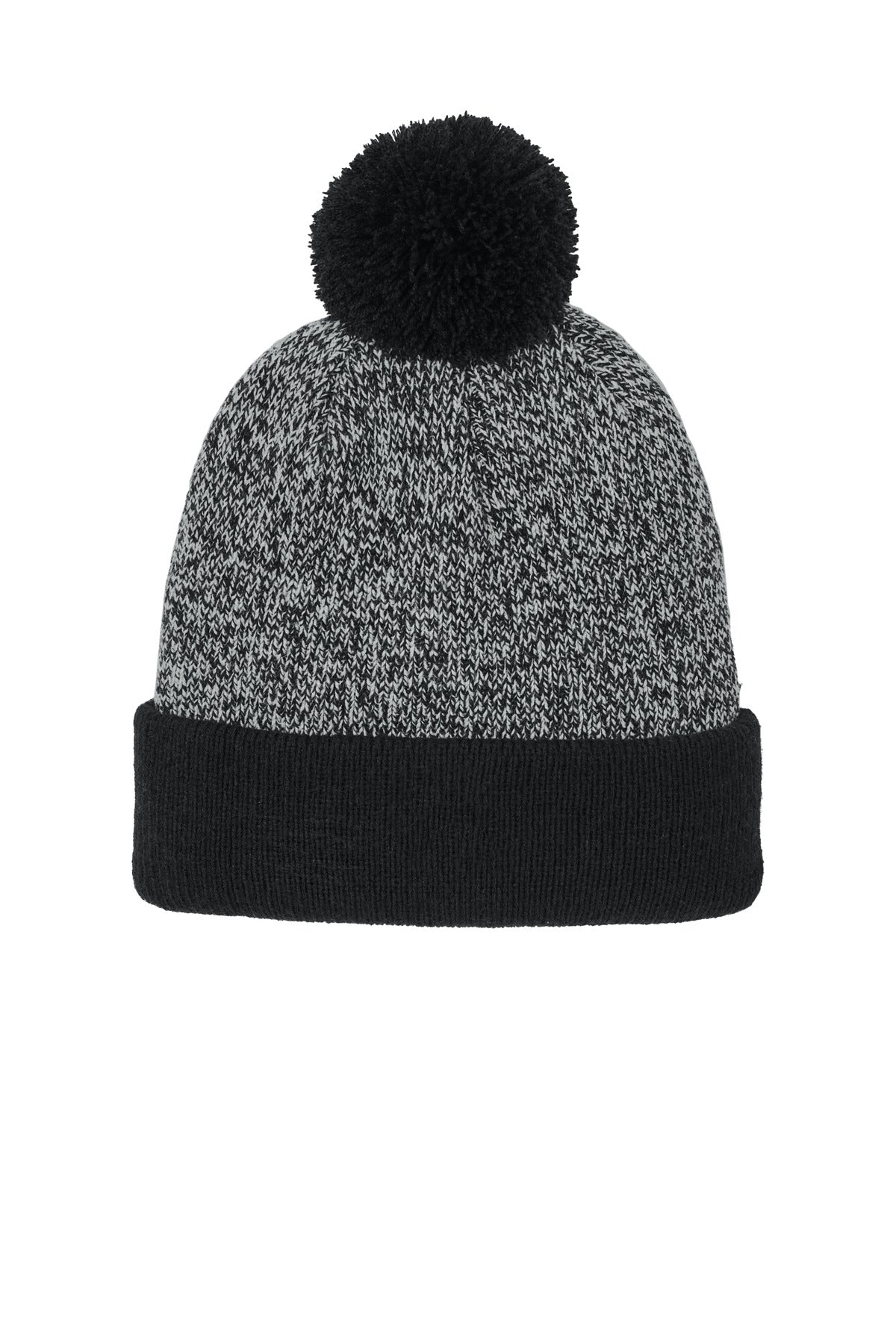 Sport-TekÂ® Halftime Heather Pom Beanie STC68