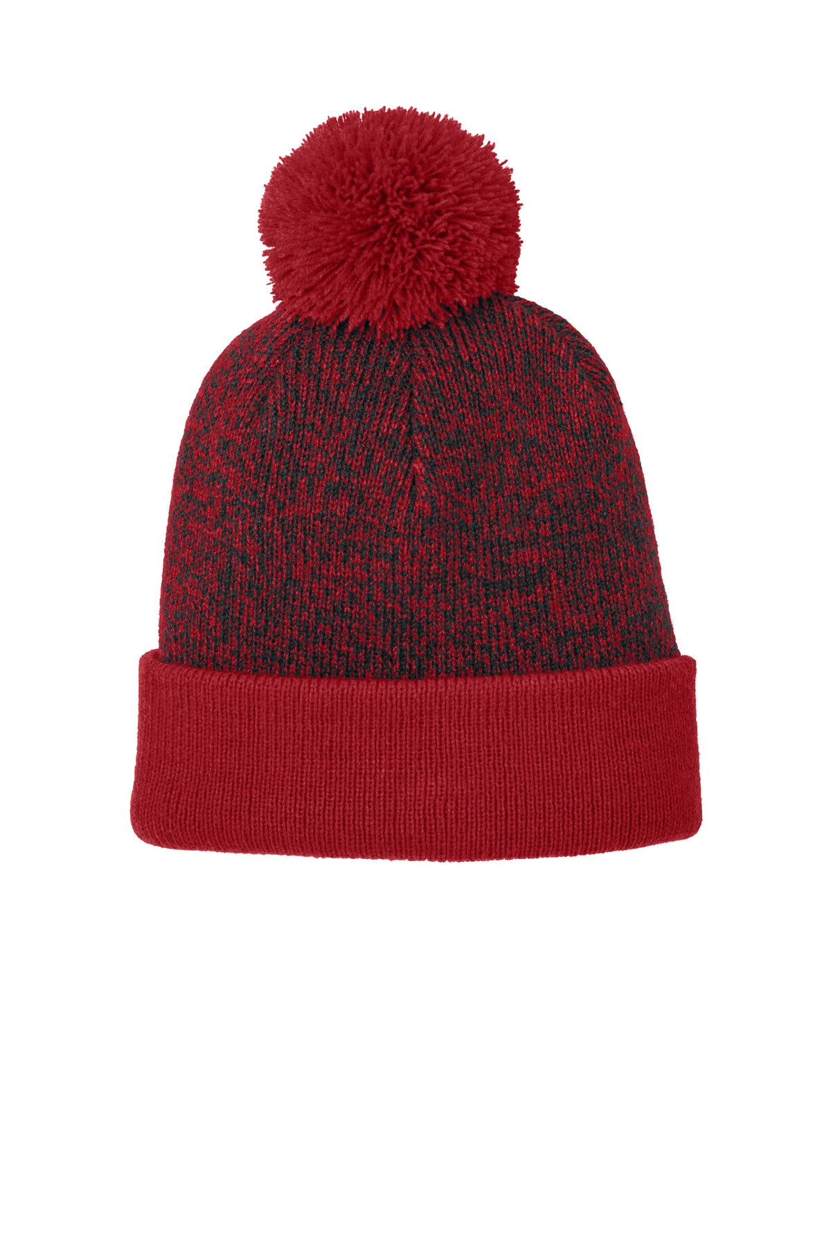 Sport-TekÂ® Halftime Heather Pom Beanie STC68