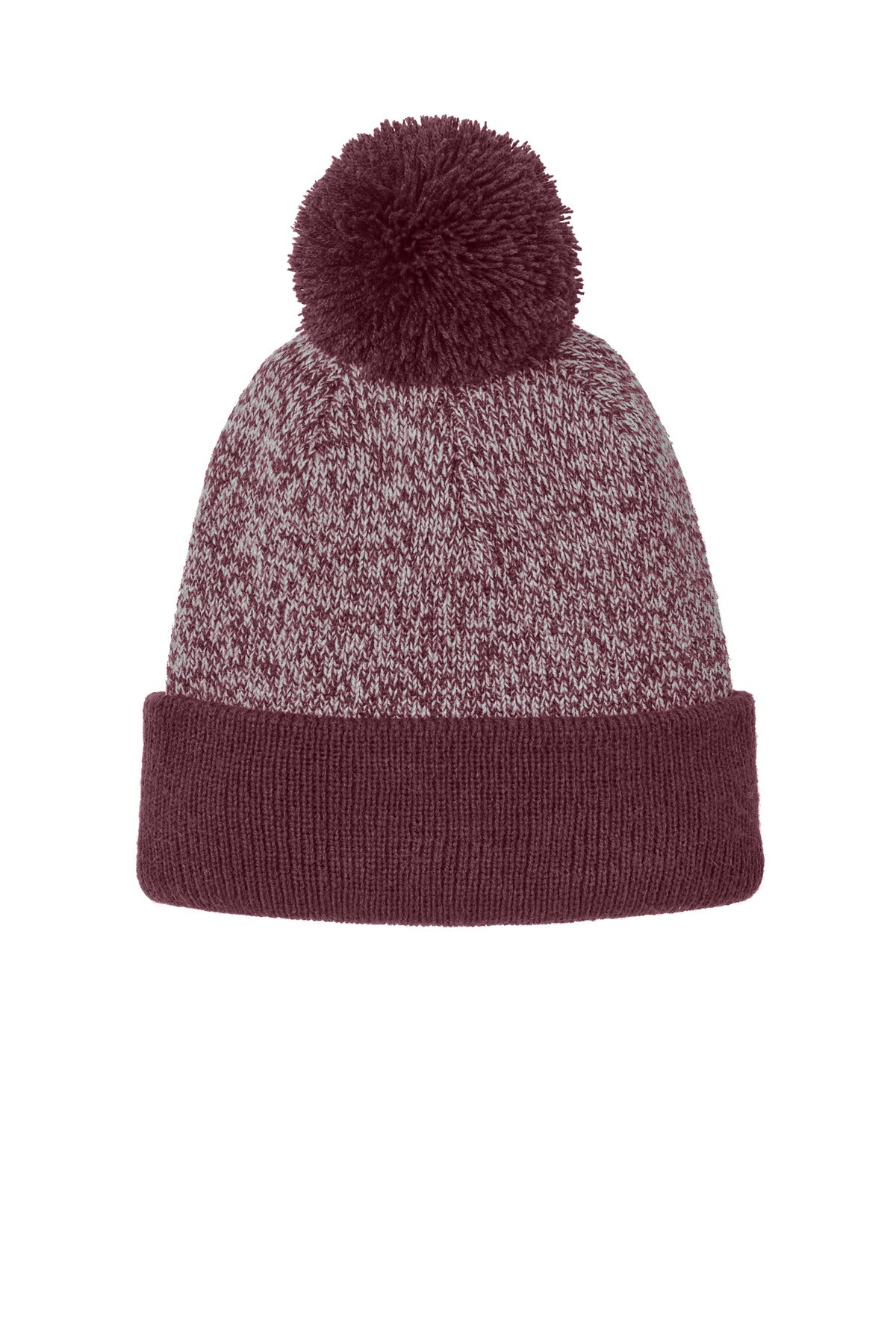 Sport-TekÂ® Halftime Heather Pom Beanie STC68