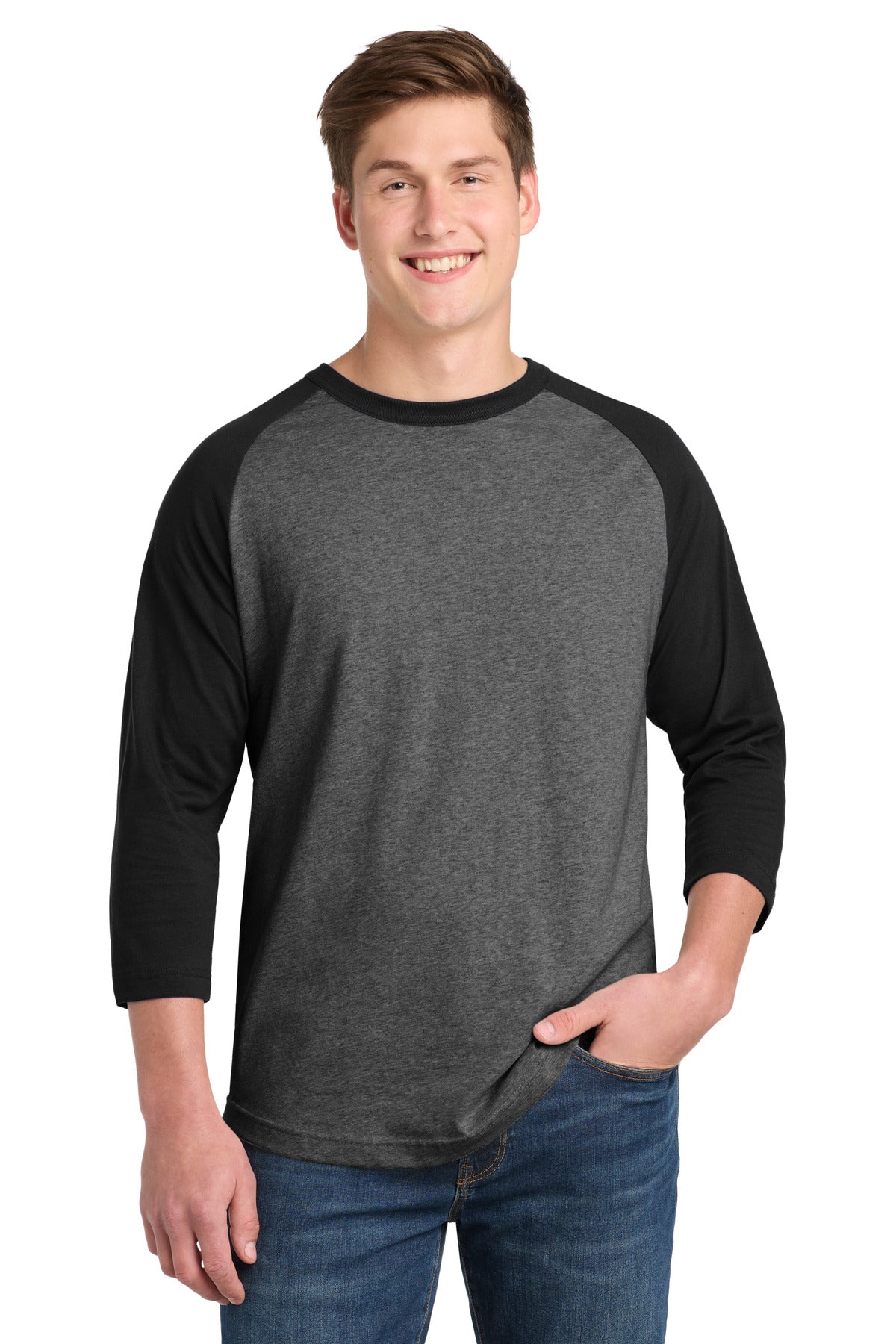 Sport-Tek?? Colorblock Raglan Jersey.  T200