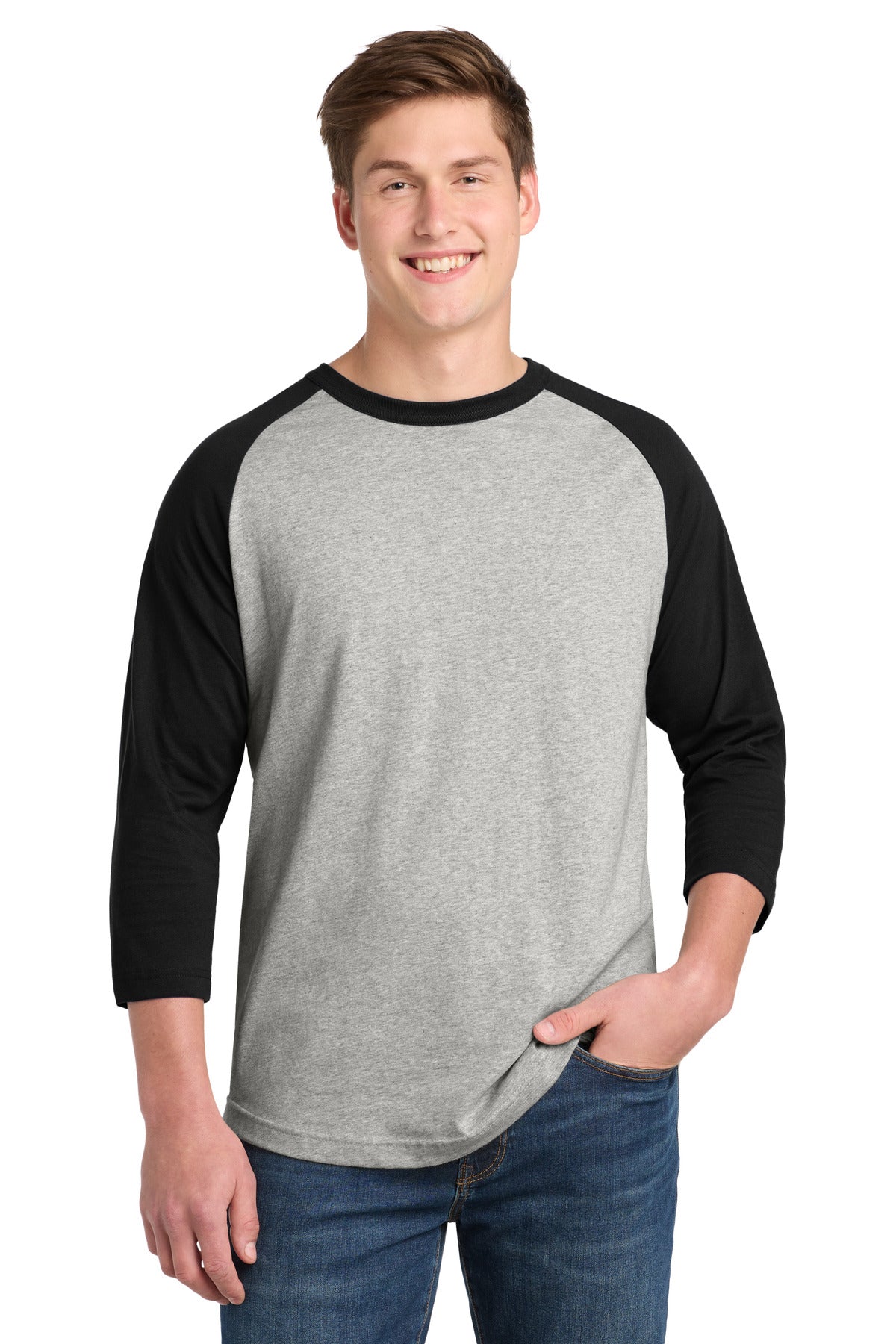 Sport-Tek?? Colorblock Raglan Jersey.  T200