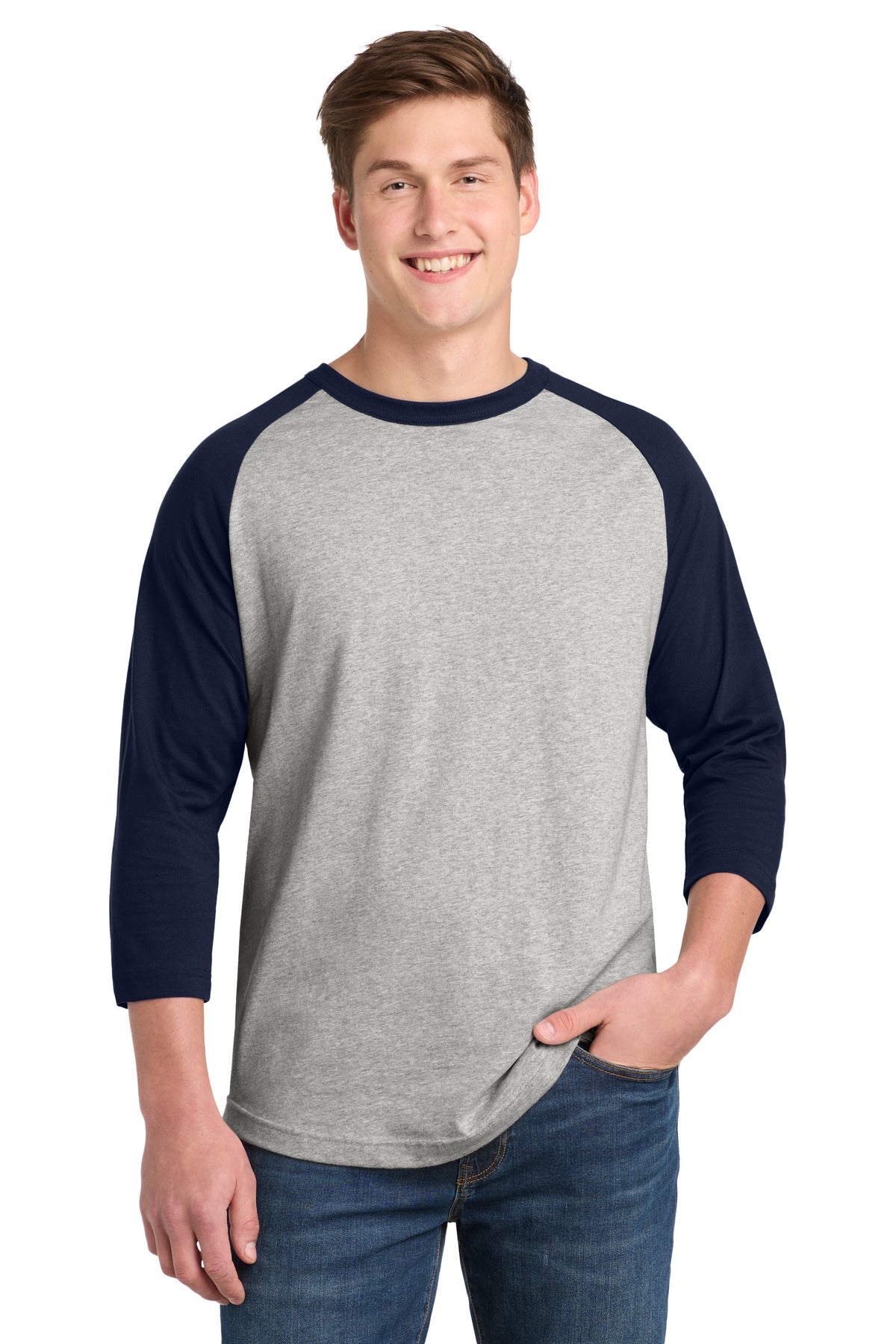 Sport-Tek?? Colorblock Raglan Jersey.  T200