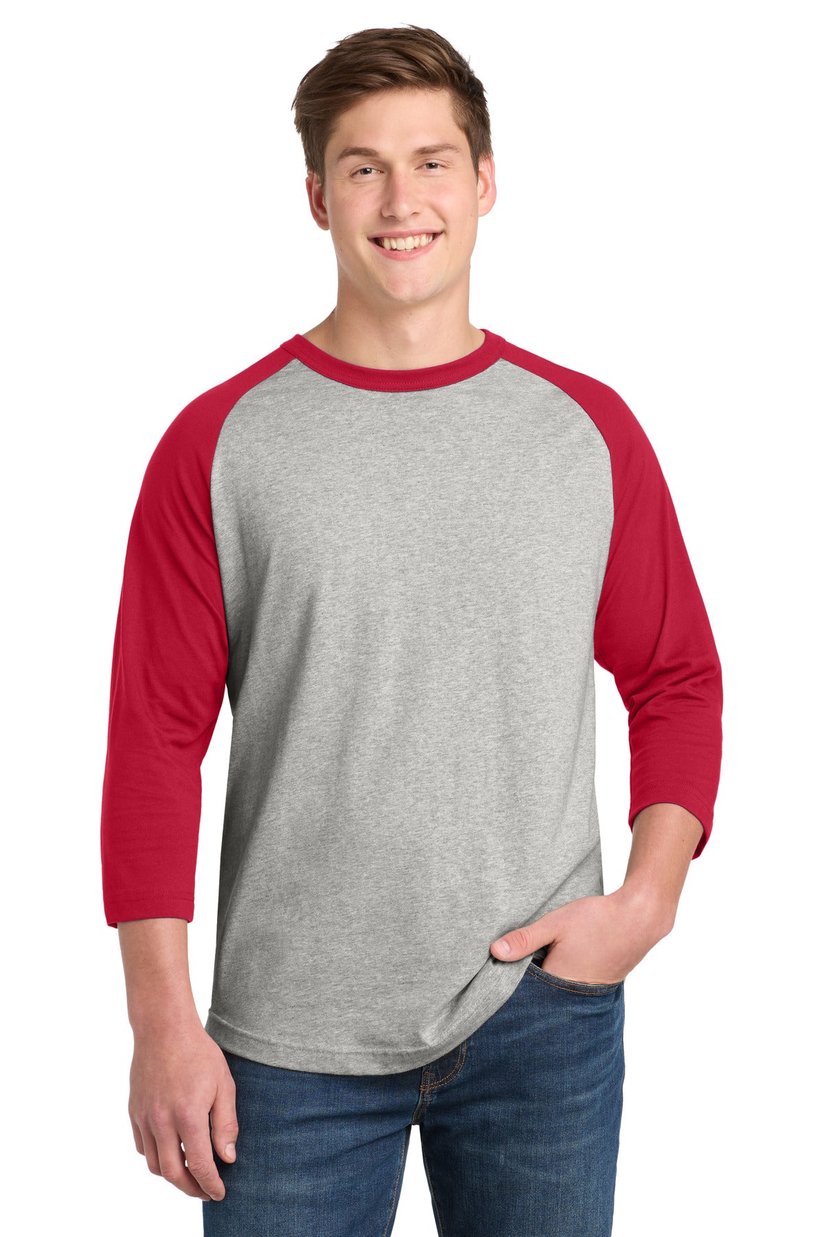 Sport-Tek?? Colorblock Raglan Jersey.  T200