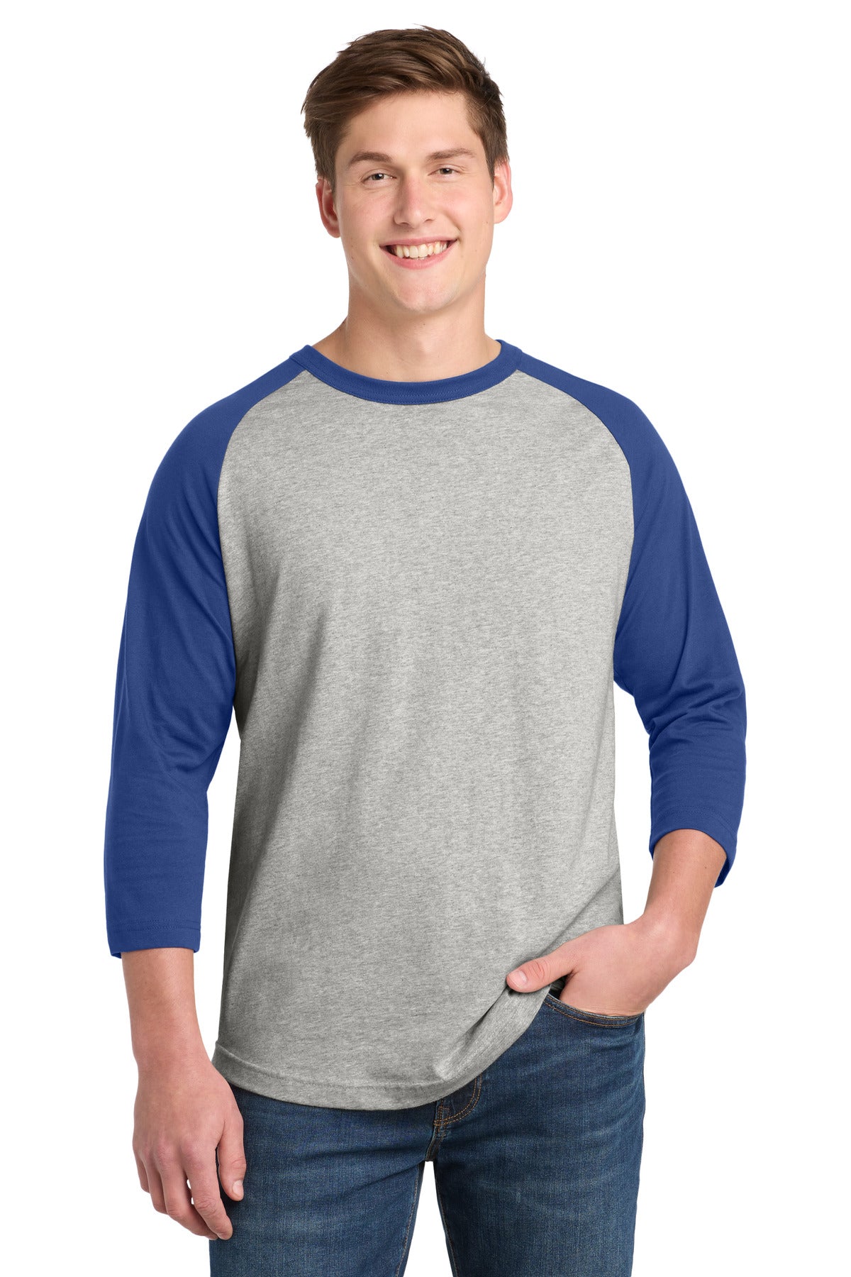 Sport-Tek?? Colorblock Raglan Jersey.  T200