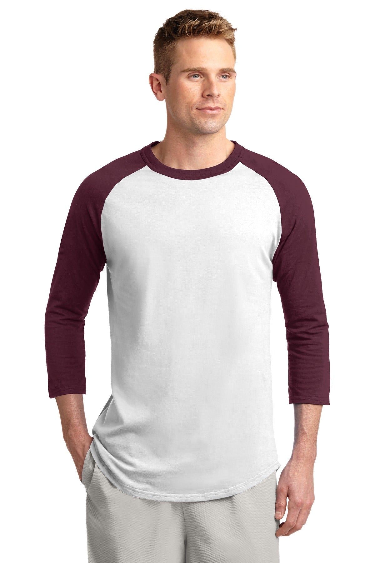 Sport-TekÂ® Colorblock Raglan Jersey.  T200