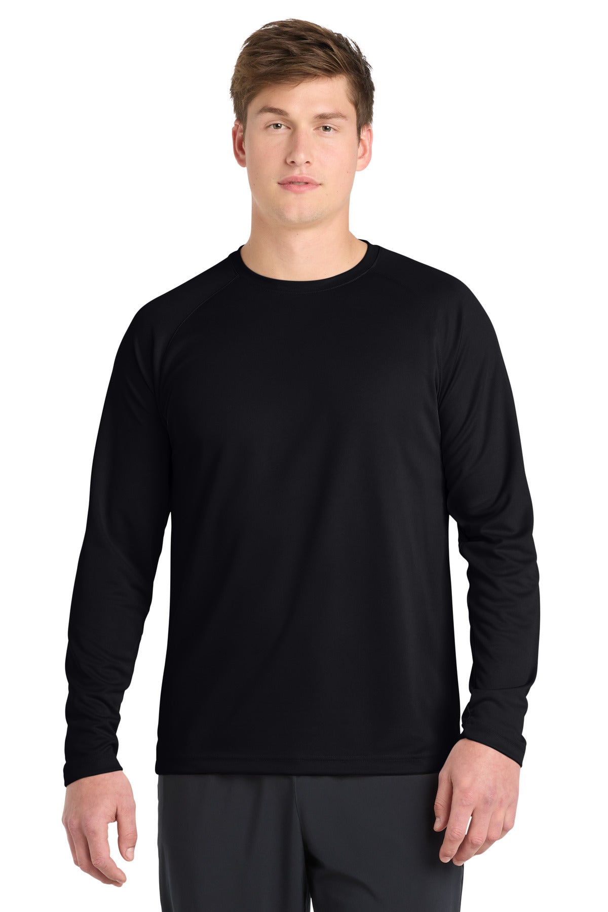 Sport-TekÂ® Dry ZoneÂ® Long Sleeve Raglan T-Shirt. T473LS