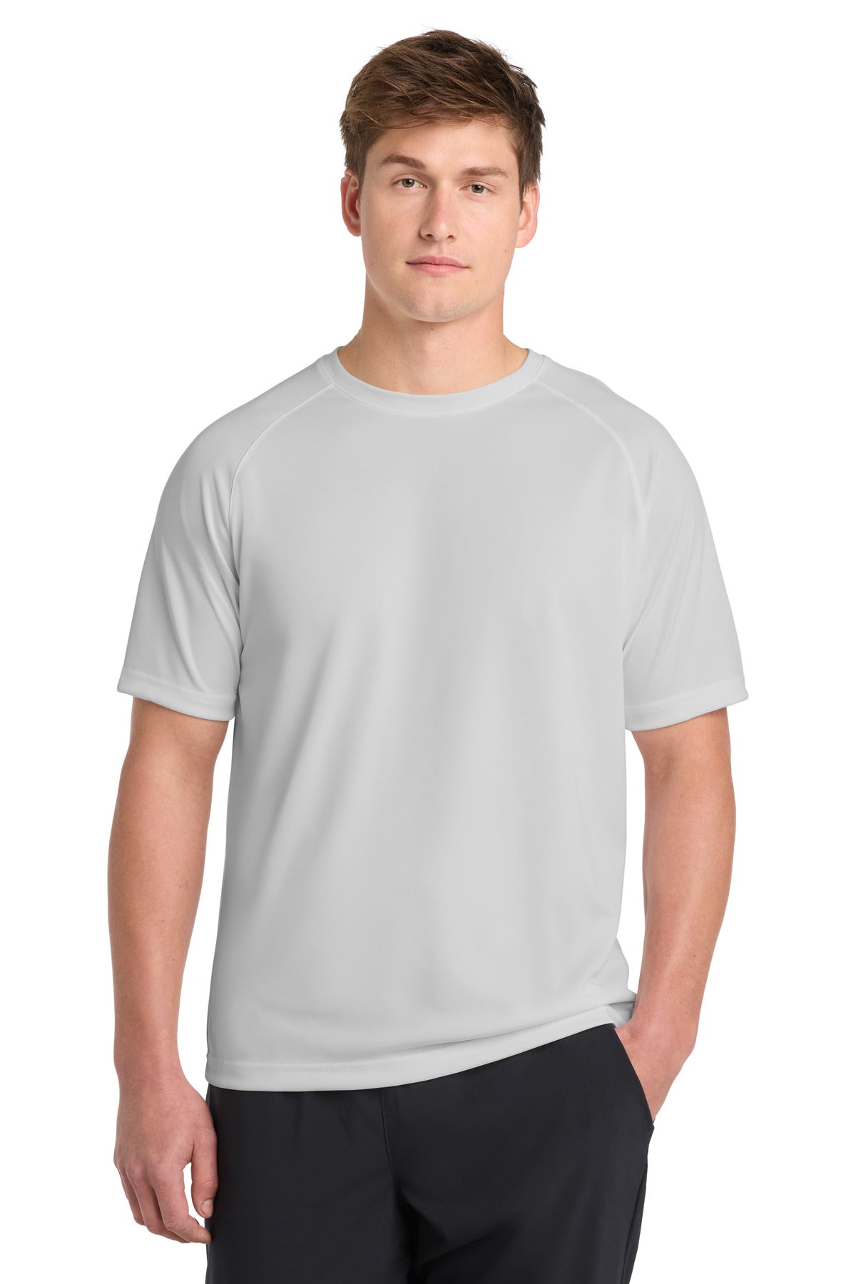 Sport-TekÂ® Dry ZoneÂ® Short Sleeve Raglan T-Shirt. T473